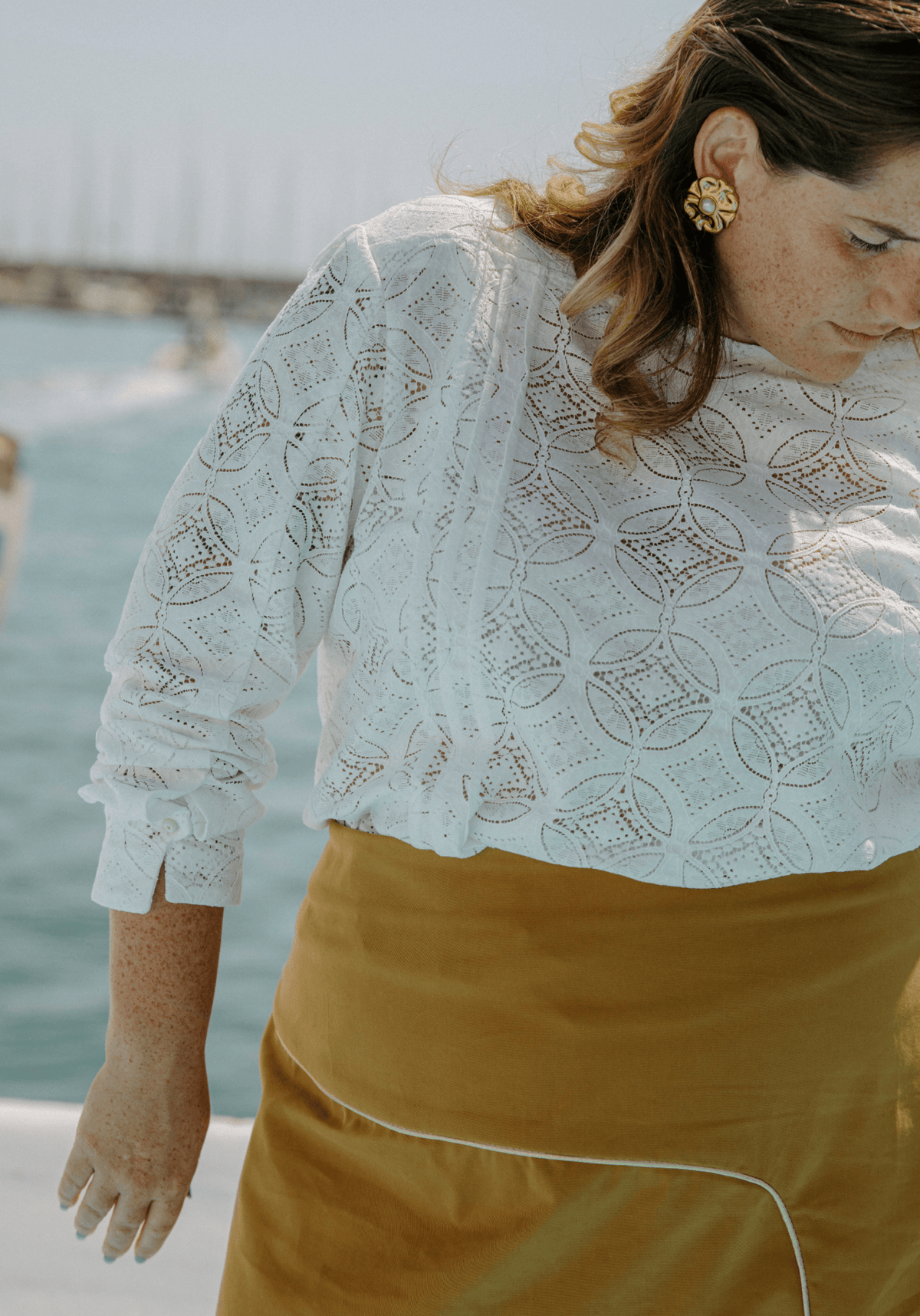 Patron couture blouse Déferlante / PDF (A4, A3, A0, US Letter) - Cadres, Calques par Taille, Vidéoprojection - Maison Fauve