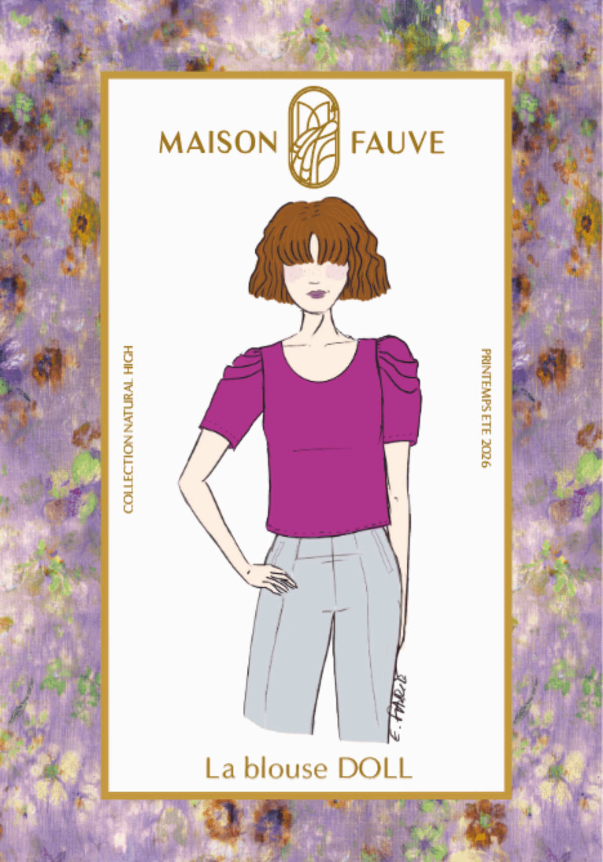 Patron couture blouse Doll - Patron pochette - Maison Fauve