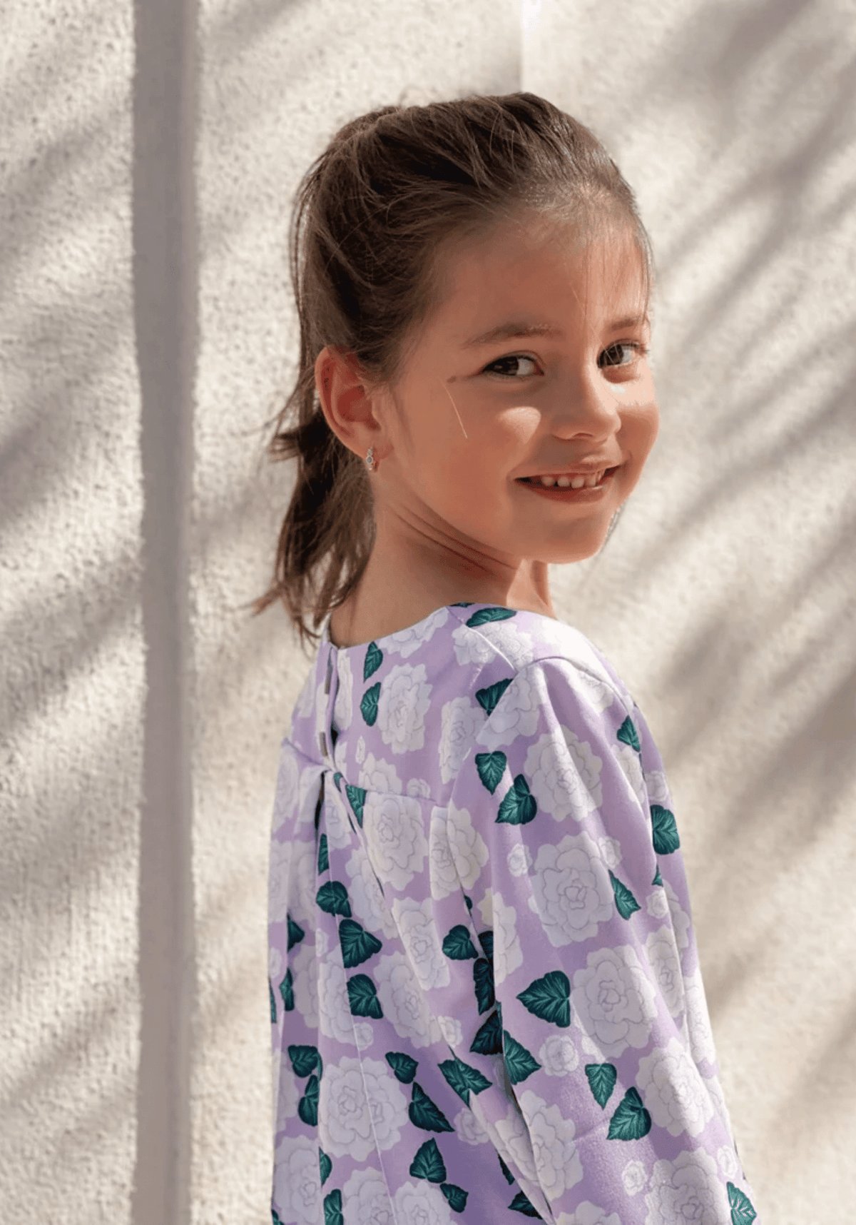 Patron couture blouse fille Miss Violette - Patron pochette - Maison Fauve
