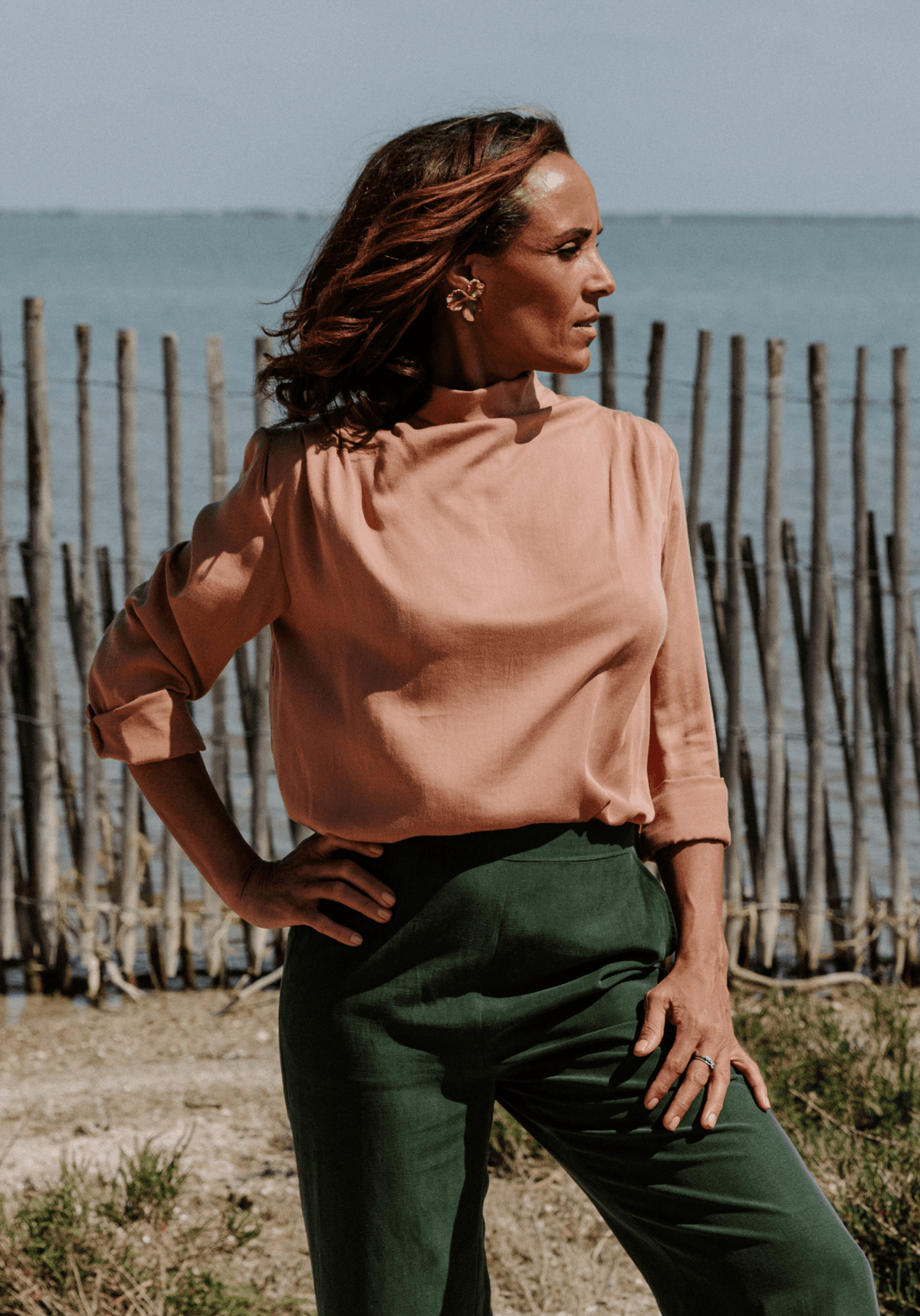 Patron couture blouse Tempête / PDF (A4, A3, A0, US Letter) - Cadres, Calques par Taille, Vidéoprojection - Maison Fauve