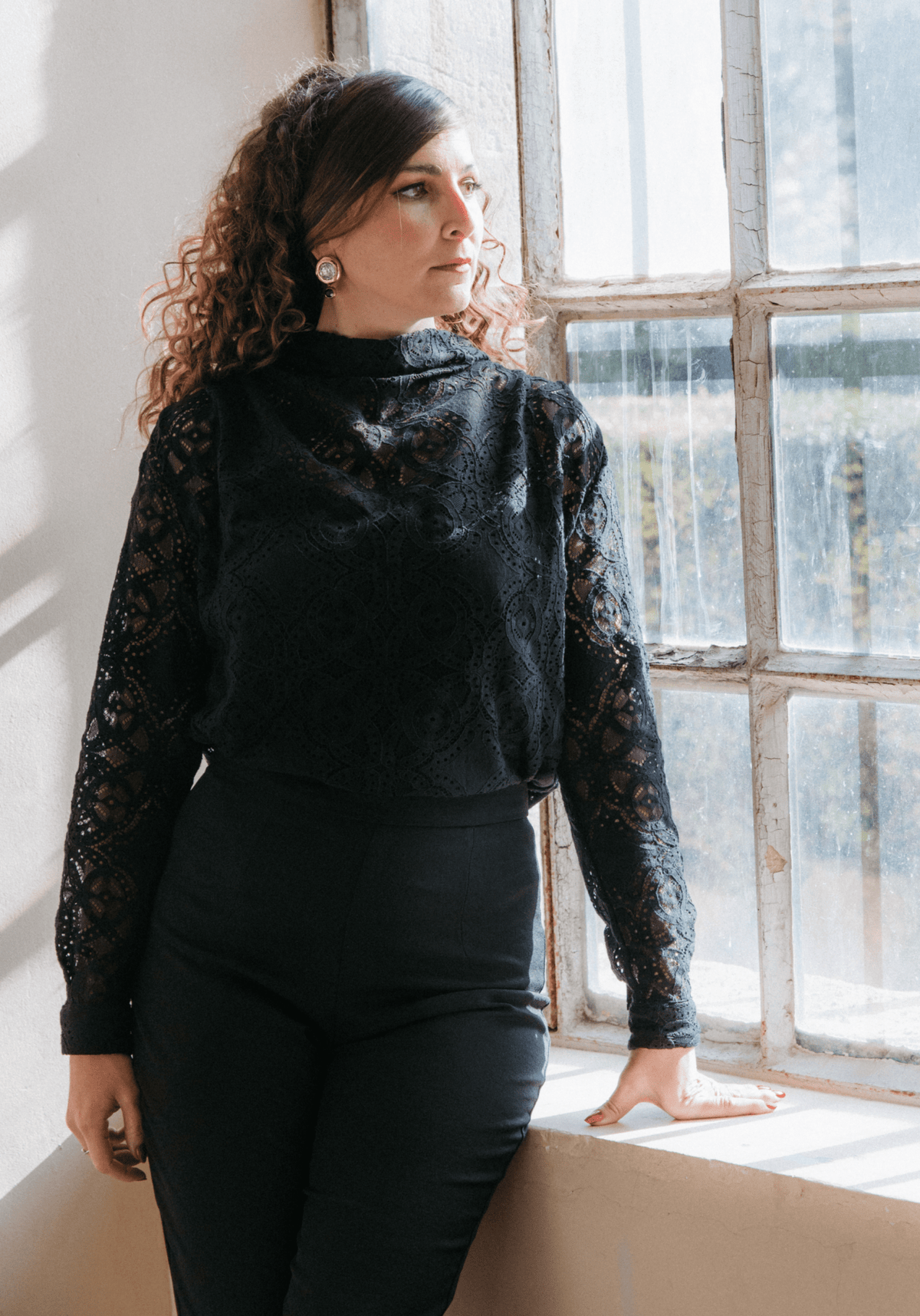 Patron couture blouse Tempête / PDF (A4, A3, A0, US Letter) - Cadres, Calques par Taille, Vidéoprojection - Maison Fauve
