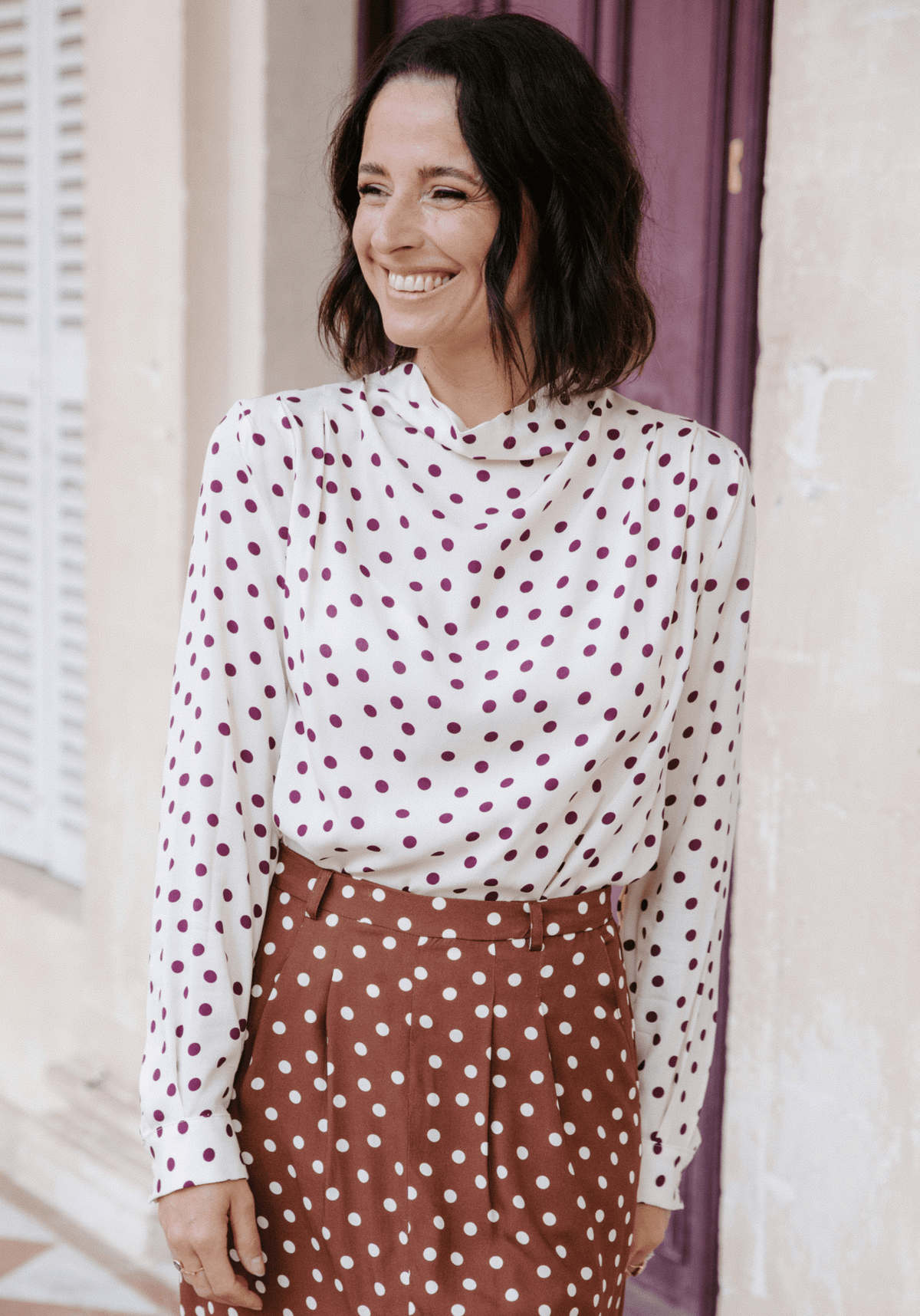 Patron couture blouse Tempête / PDF (A4, A3, A0, US Letter) - Cadres, Calques par Taille, Vidéoprojection - Maison Fauve