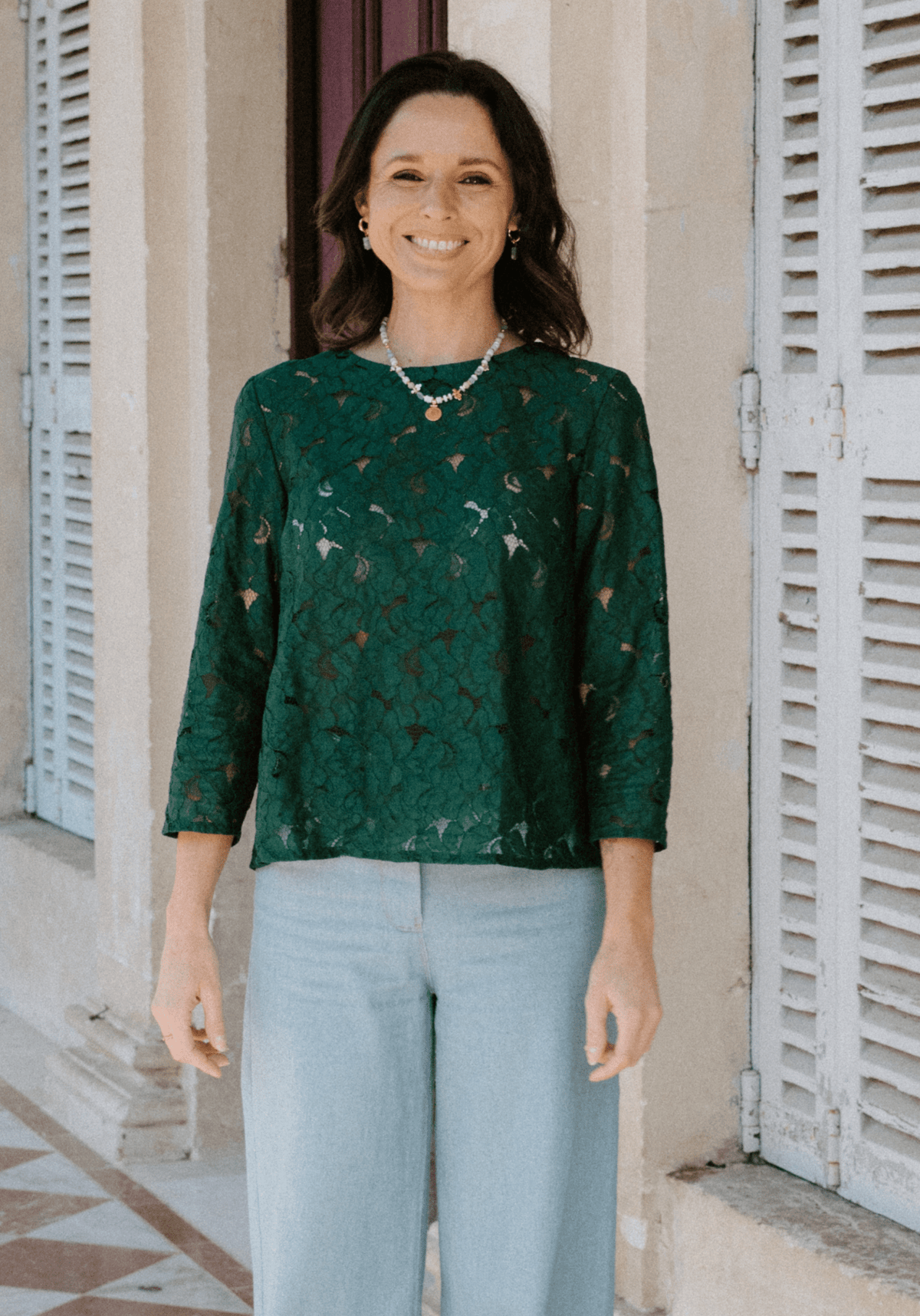 Patron couture blouse Violette - Patron pochette - Maison Fauve
