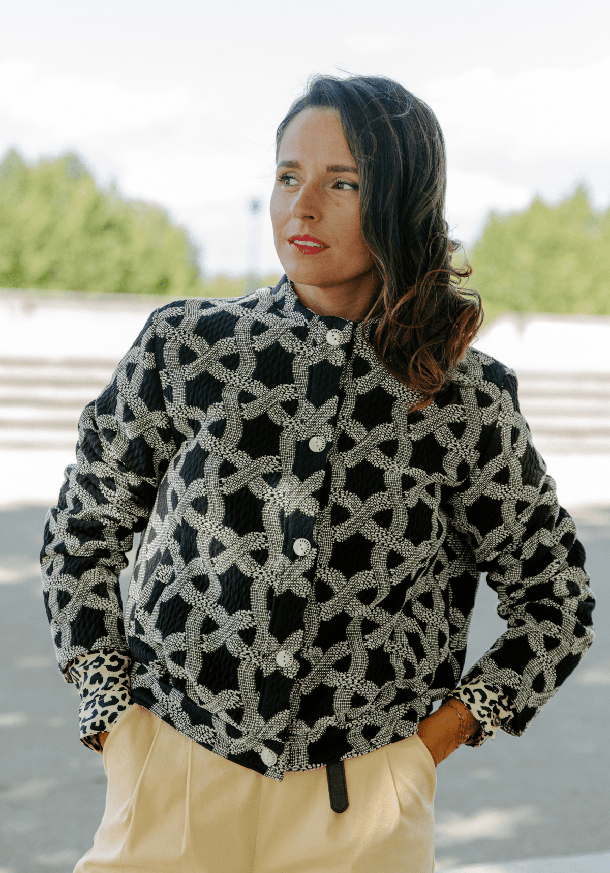 Patron couture blouson Dandelion / PDF (A4, A3, A0, US Letter) - Cadres, Calques par Taille, Vidéoprojection - Maison Fauve