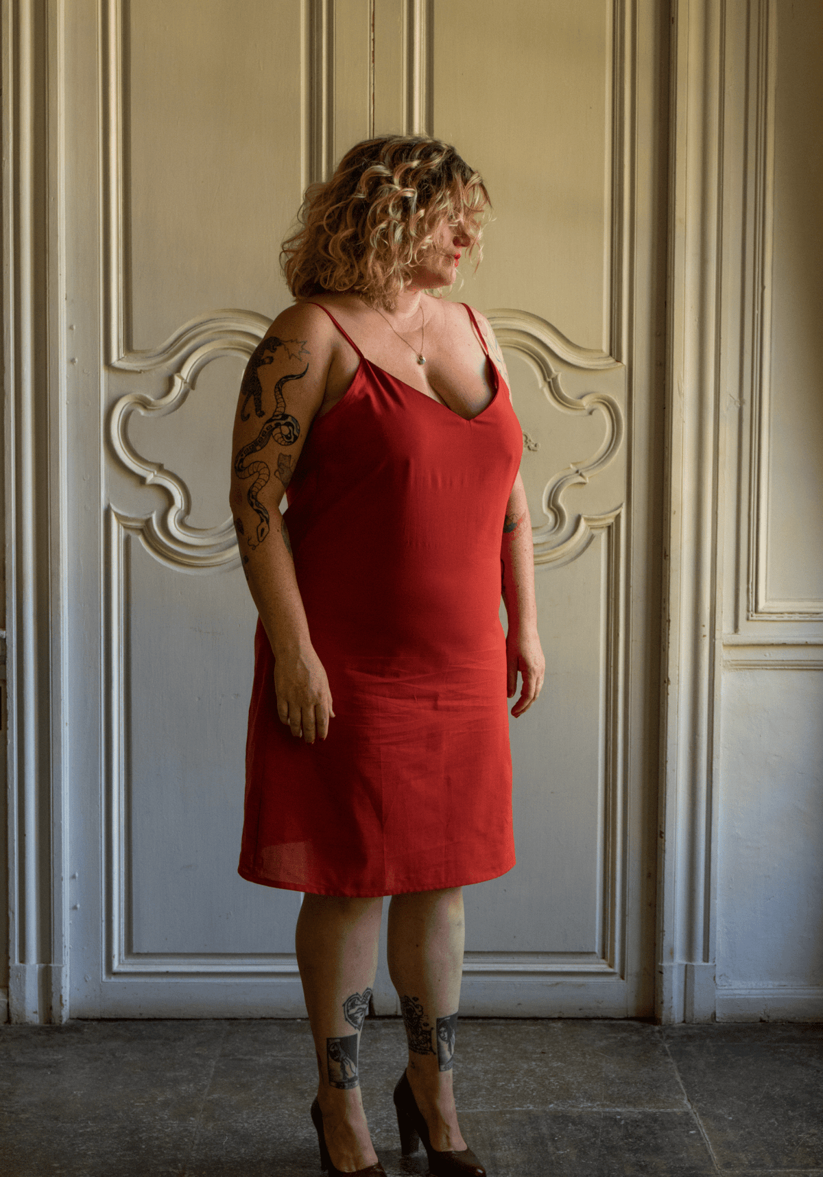 Patron couture caraco, fond de robe Blush / PDF (A4, A3, A0, US Letter) - Cadres, Calques par Taille, Vidéoprojection - Maison Fauve