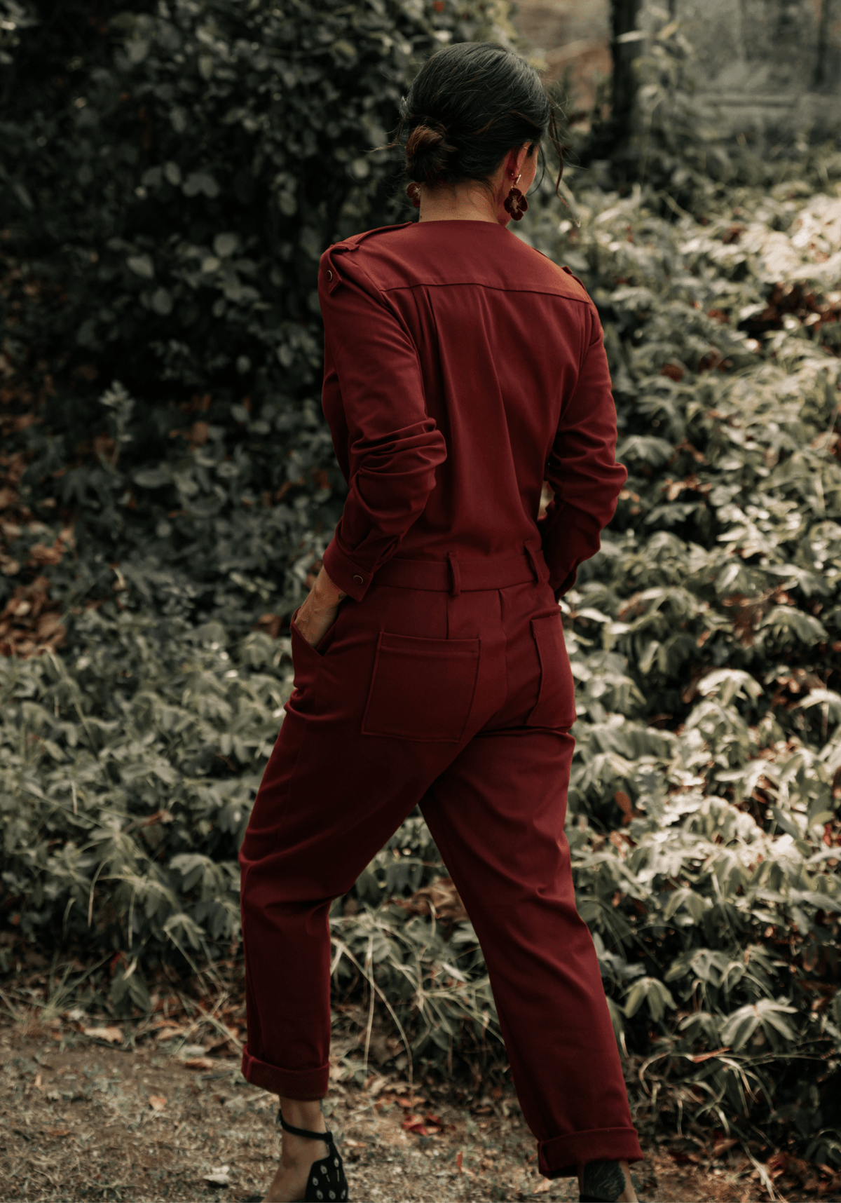 Patron couture combipantalon, robe Vipère / PDF (A4, A3, A0, US Letter) - Cadres, Calques par Taille, Vidéoprojection - Maison Fauve