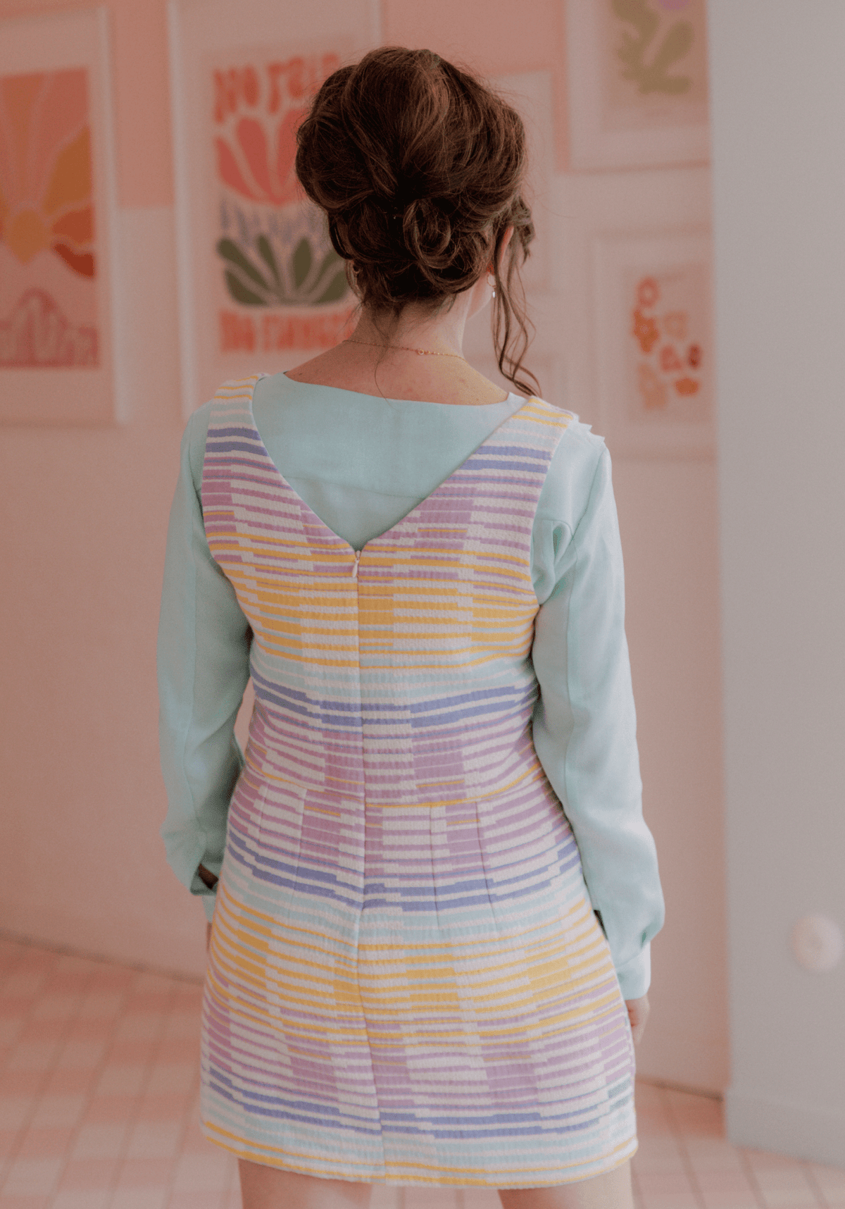 Patron couture combishort, robe Cosmopolitan / PDF (A4, A3, A0, US Letter) - Cadres, Calques par Taille, Vidéoprojection - Maison Fauve