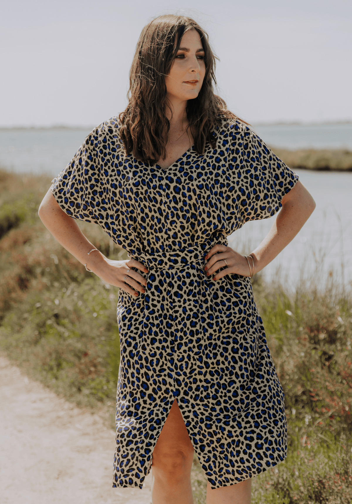 Patron couture Débutant - La robe Transat / PDF (A4, A3, A0, US Letter) - Cadres, Calques par Taille, Vidéoprojection - Maison Fauve
