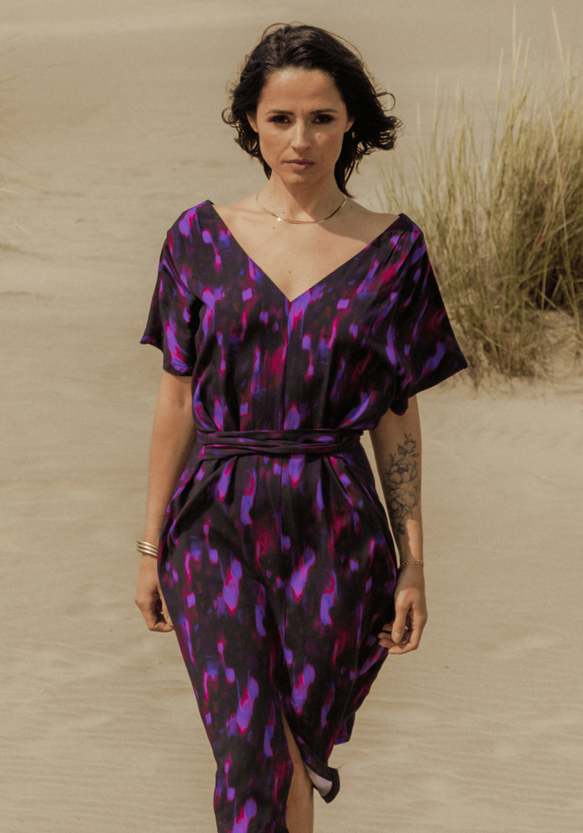 Patron couture Débutant - La robe Transat / PDF (A4, A3, A0, US Letter) - Cadres, Calques par Taille, Vidéoprojection - Maison Fauve