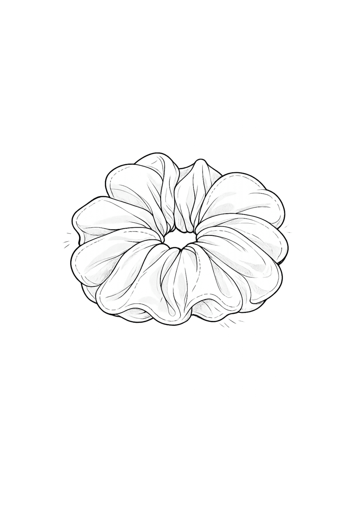 Patron couture gratuit maxi chouchou / PDF à télécharger - Maison Fauve
