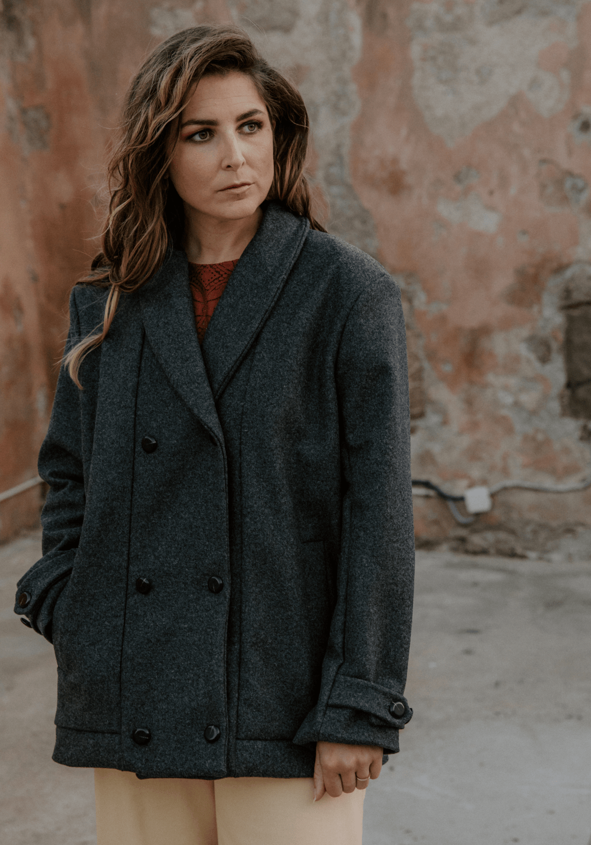 Patron couture manteau Cliff / PDF (A4, A3, A0, US Letter) - Cadres, Calques par Taille, Vidéoprojection - Maison Fauve