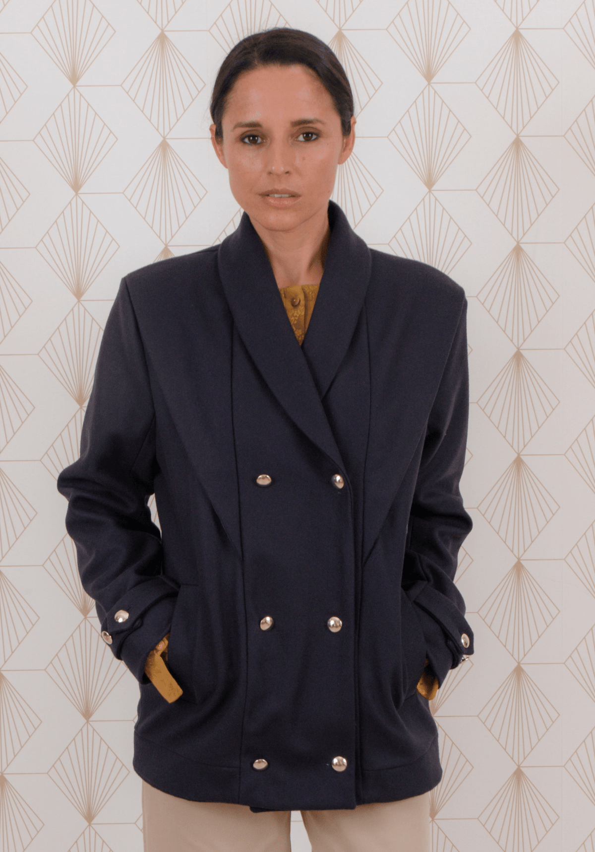 Patron couture manteau Cliff / PDF (A4, A3, A0, US Letter) - Cadres, Calques par Taille, Vidéoprojection - Maison Fauve