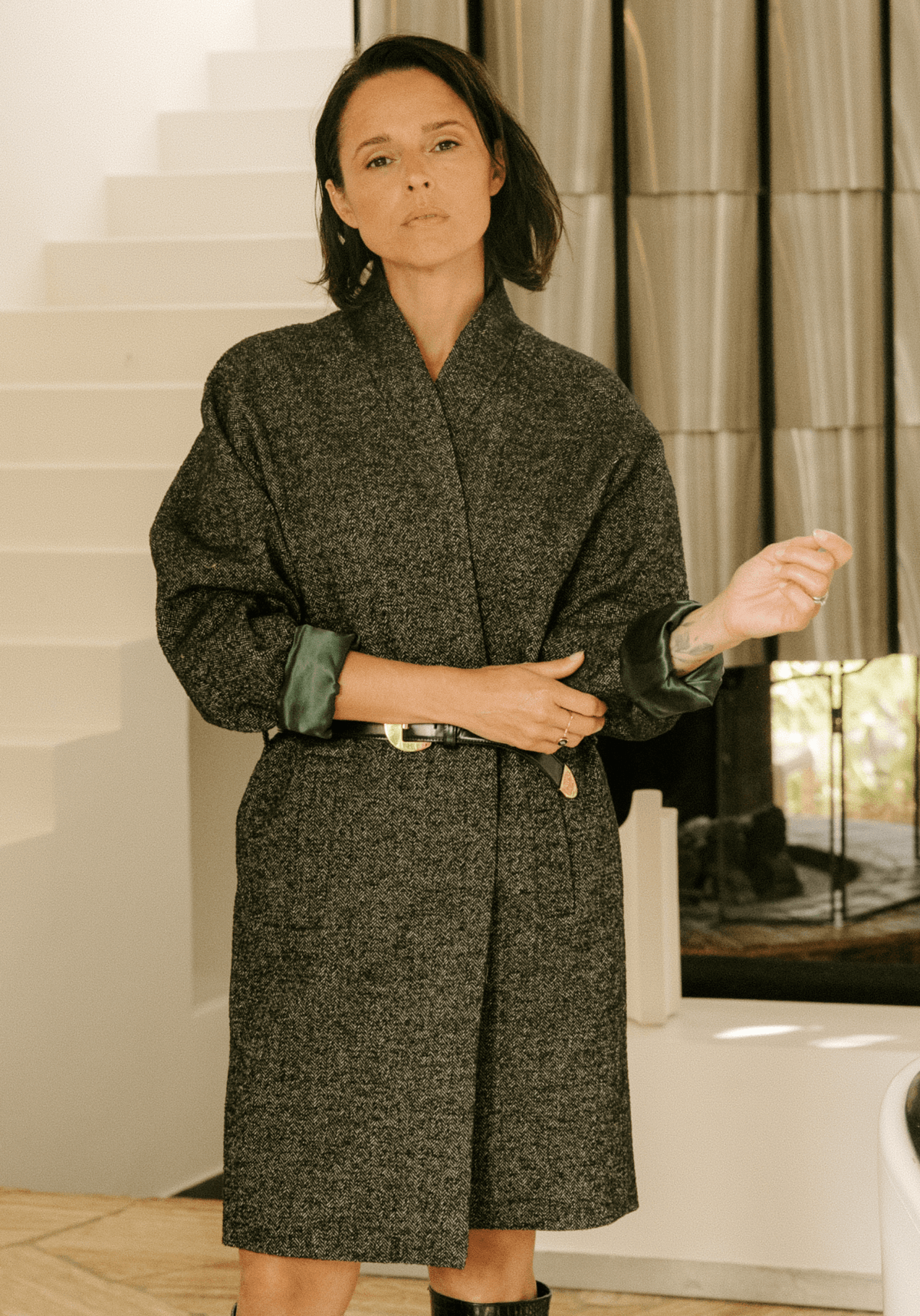 Patron couture manteau Marcello - Patron pochette - Maison Fauve