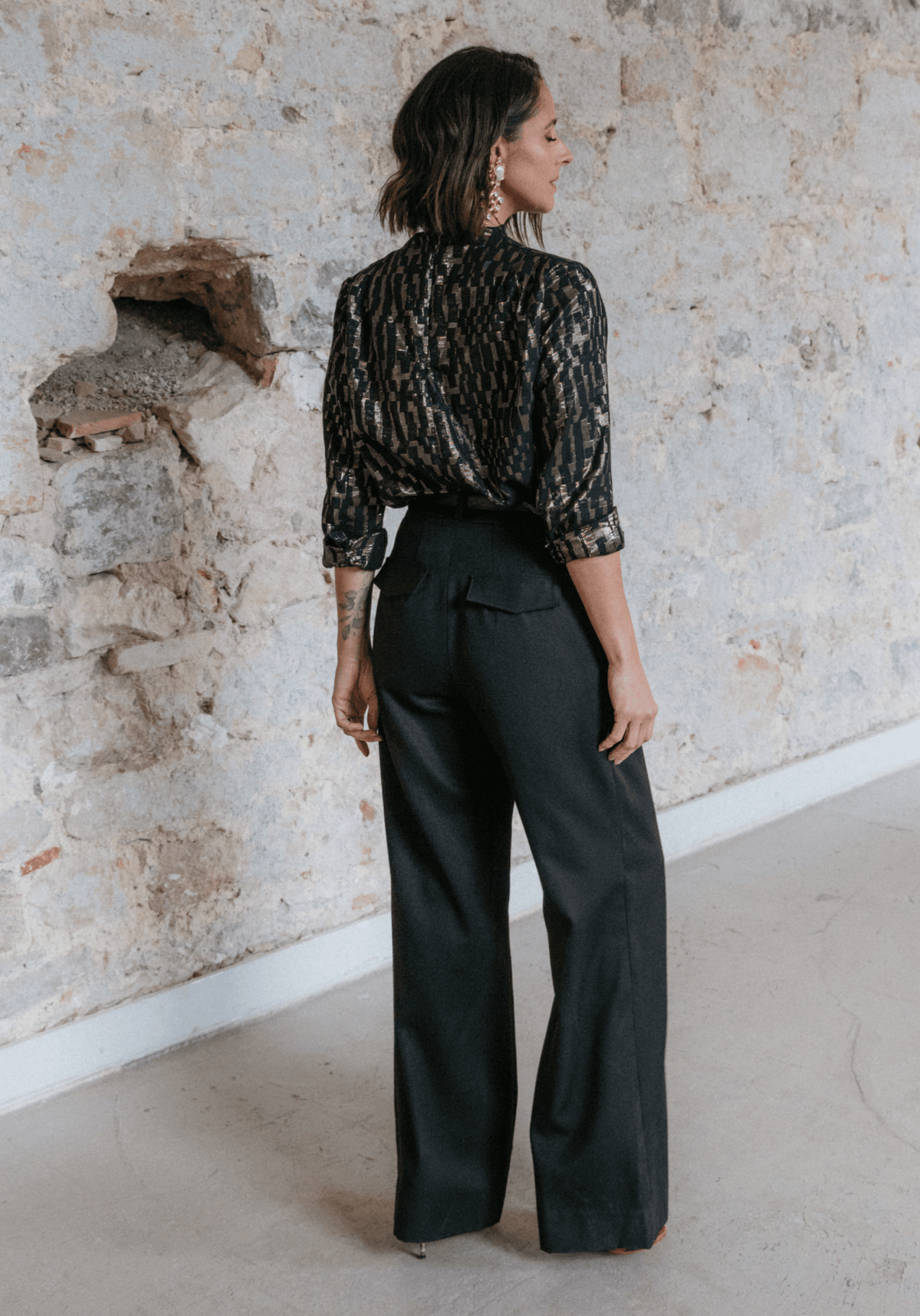 Patron couture pantalon Brooklyn / PDF (A4, A3, A0, US Letter) - Cadres, Calques par Taille, Vidéoprojection - Maison Fauve