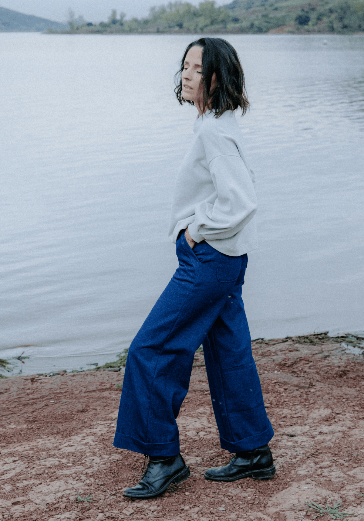 Patron couture pantalon Récif / PDF (A4, A3, A0, US Letter) - Cadres, Calques par Taille, Vidéoprojection - Maison Fauve