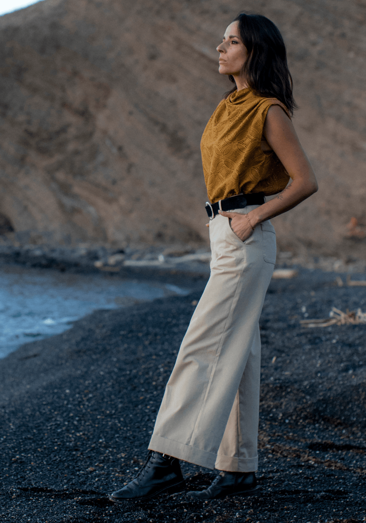 Patron couture pantalon Récif / PDF (A4, A3, A0, US Letter) - Cadres, Calques par Taille, Vidéoprojection - Maison Fauve