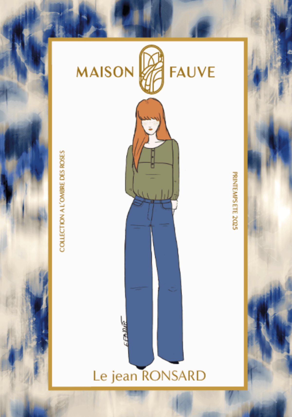 Patron couture pantalon Ronsard - Patron pochette - Maison Fauve