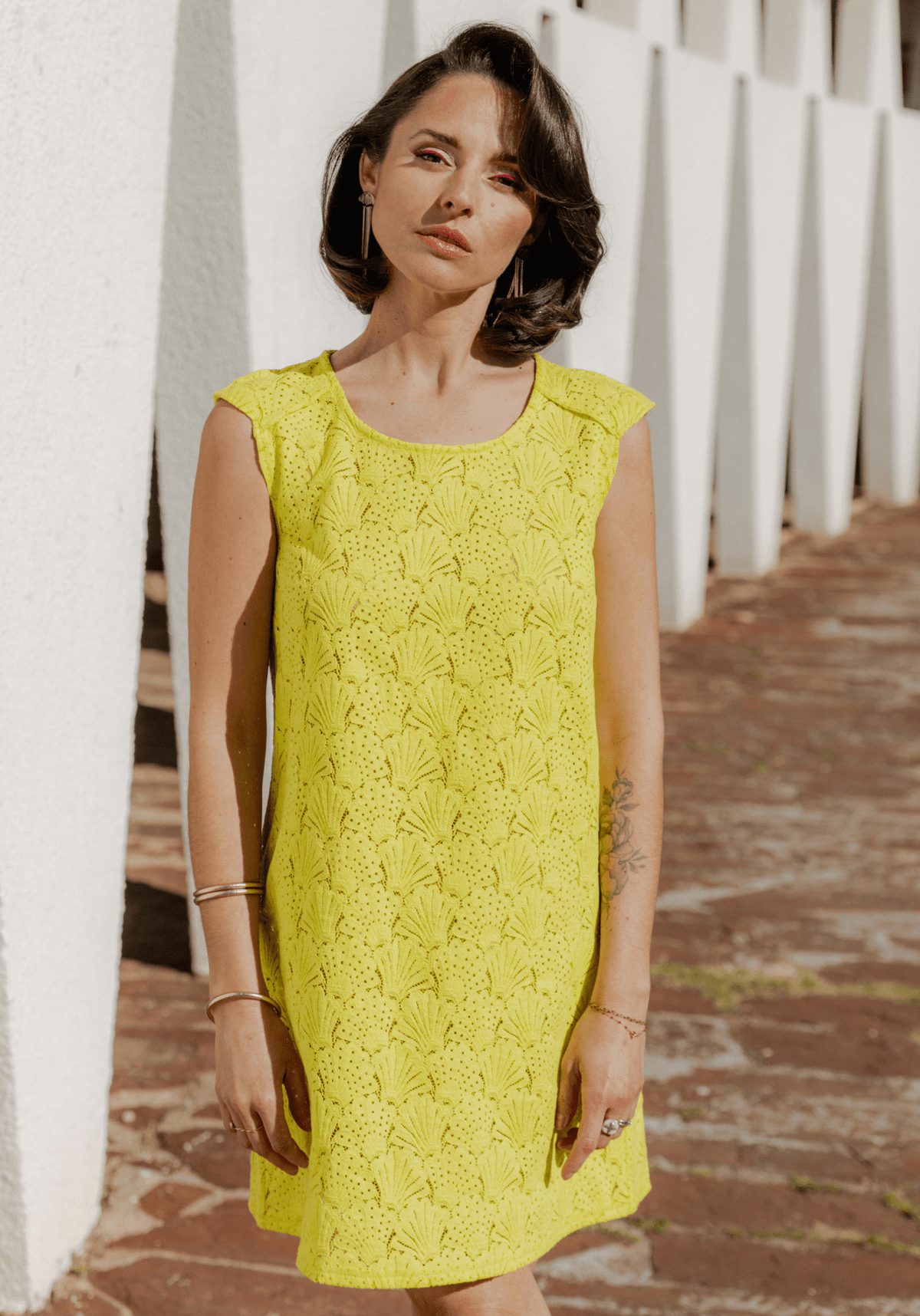 Patron couture robe, blouse Daïquiri / PDF (A4, A3, A0, US Letter) - Cadres, Calques par Taille, Vidéoprojection - Maison Fauve