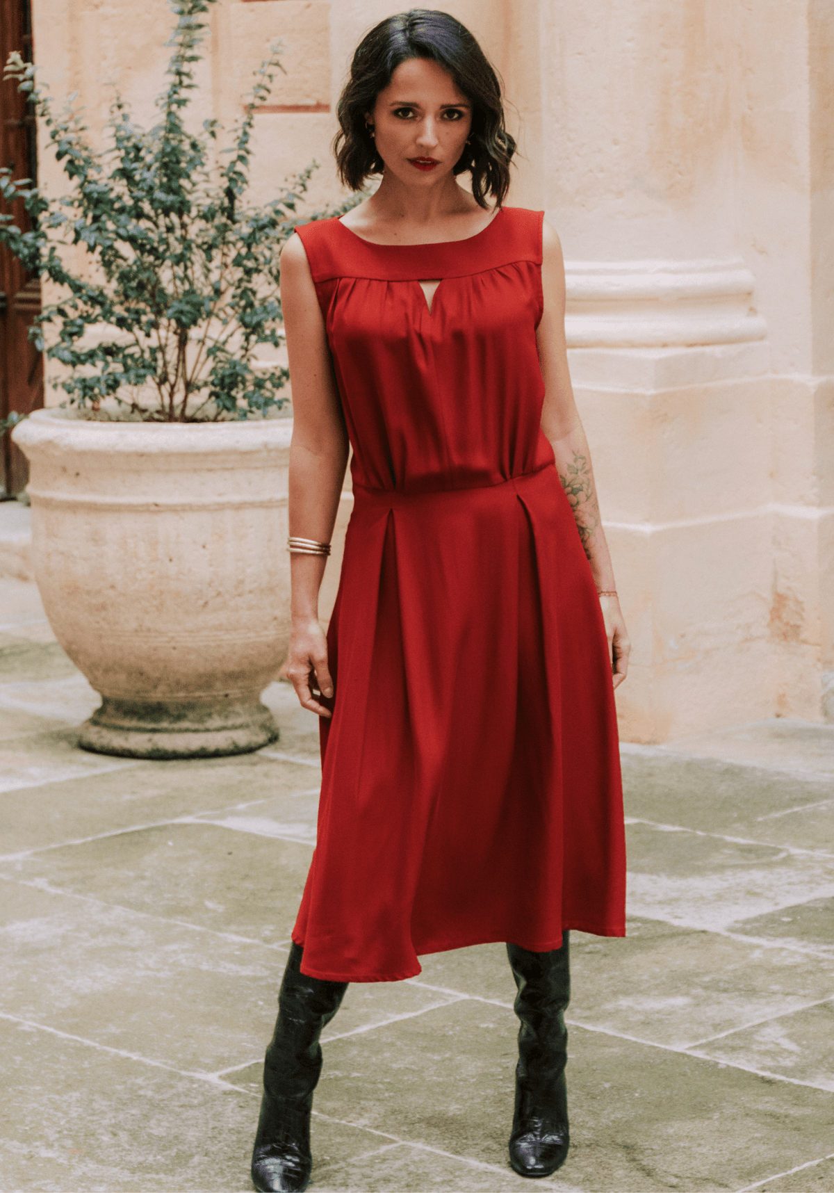 Patron couture robe Haut Vol / PDF (A4, A3, A0, US Letter) - Cadres, Calques par Taille, Vidéoprojection - Maison Fauve