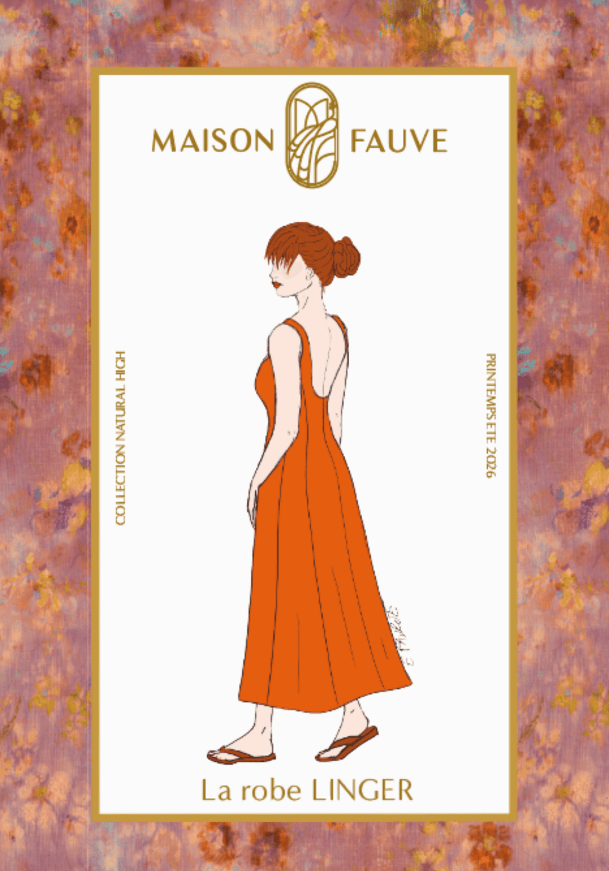 Patron couture robe Linger - Patron pochette - Maison Fauve