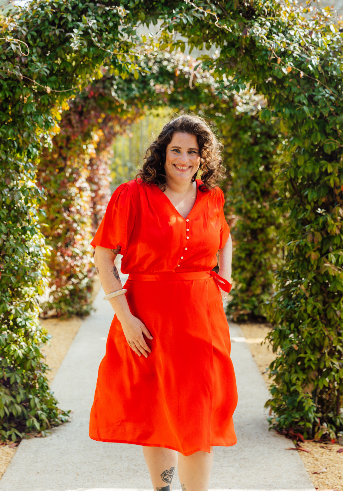 Patron couture robe Pénélope / PDF (A4, A3, A0, US Letter) - Cadres, Calques par Taille, Vidéoprojection - Maison Fauve