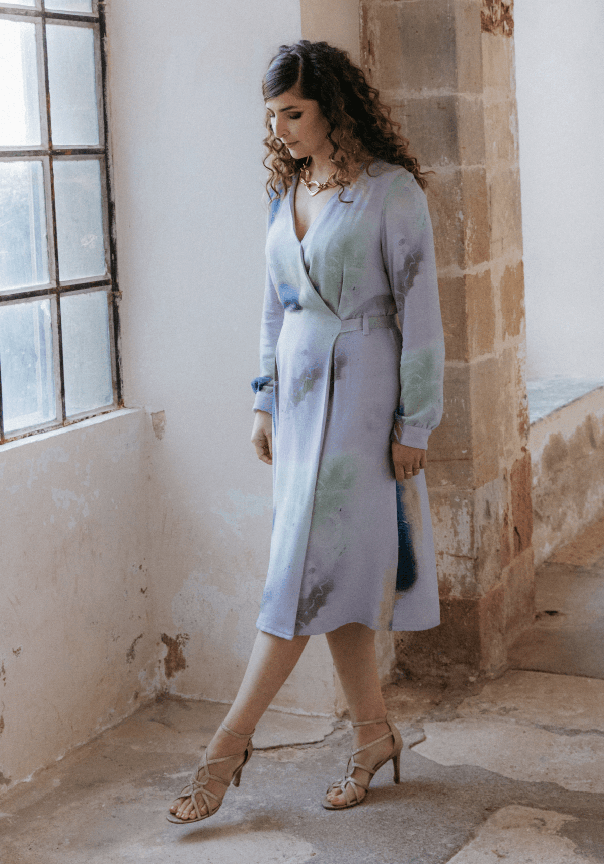 Patron couture robe portefeuille Soho / PDF (A4, A3, A0, US Letter) - Cadres, Calques par Taille, Vidéoprojection - Maison Fauve