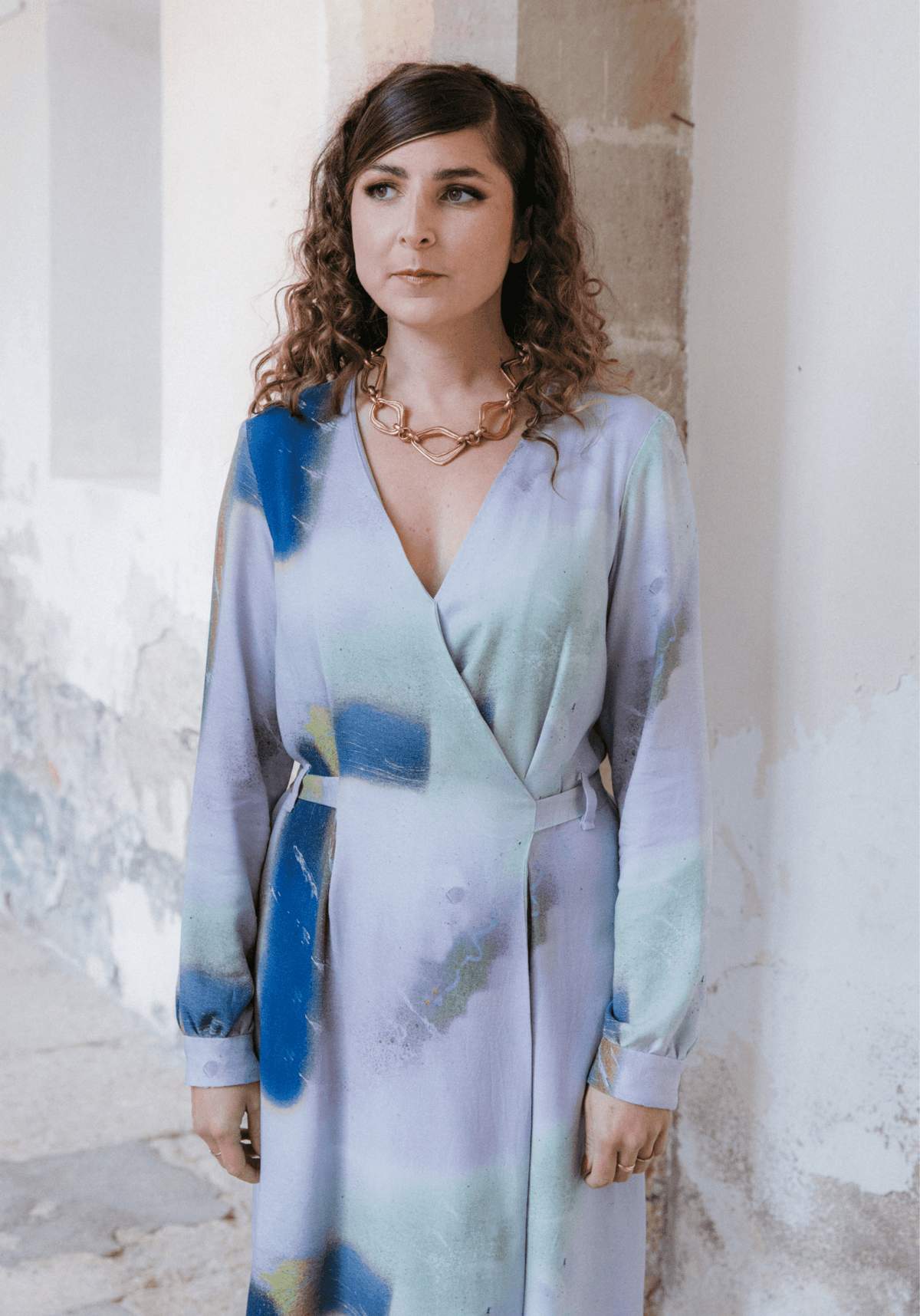 Patron couture robe portefeuille Soho / PDF (A4, A3, A0, US Letter) - Cadres, Calques par Taille, Vidéoprojection - Maison Fauve