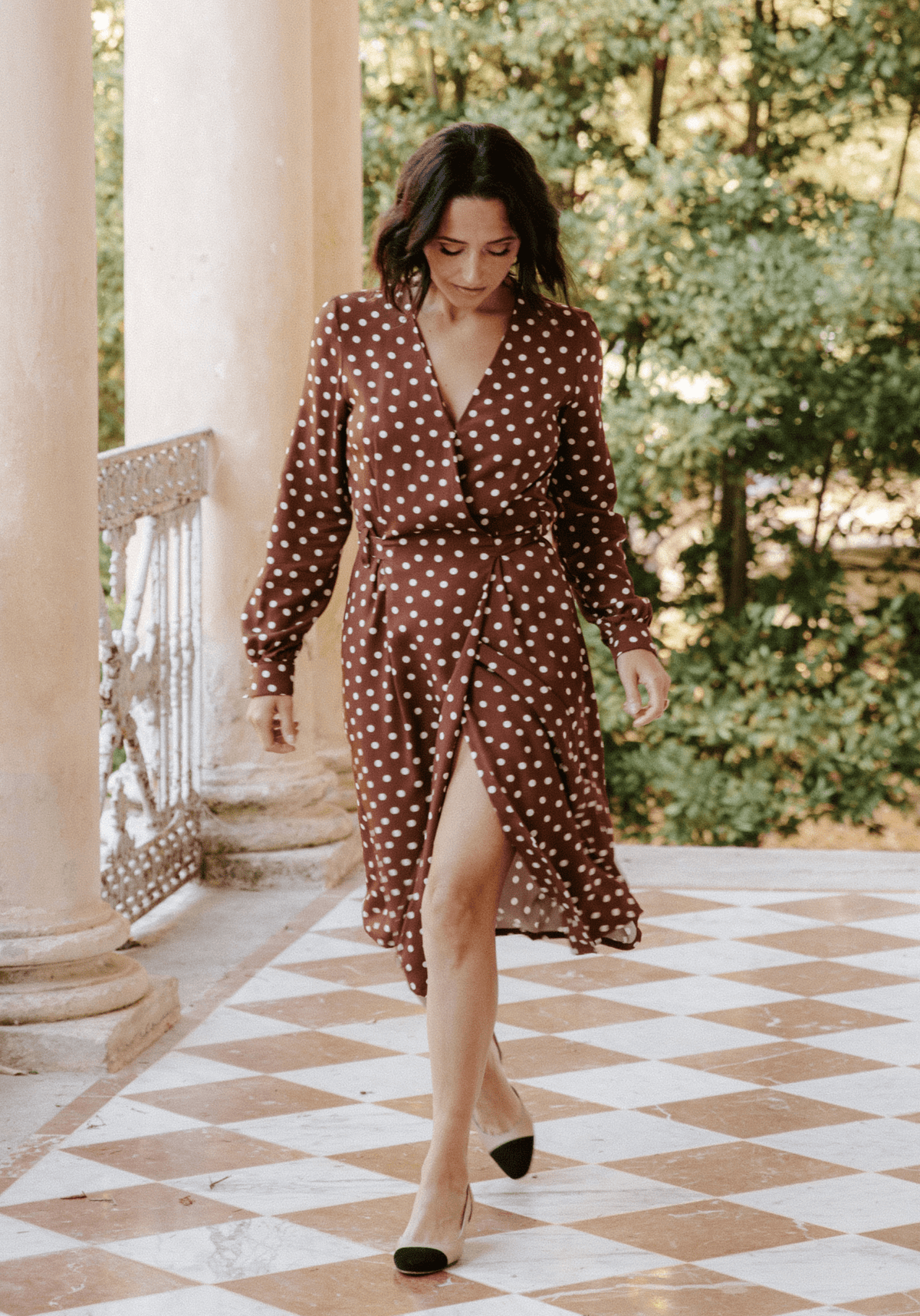 Patron couture robe portefeuille Soho / PDF (A4, A3, A0, US Letter) - Cadres, Calques par Taille, Vidéoprojection - Maison Fauve