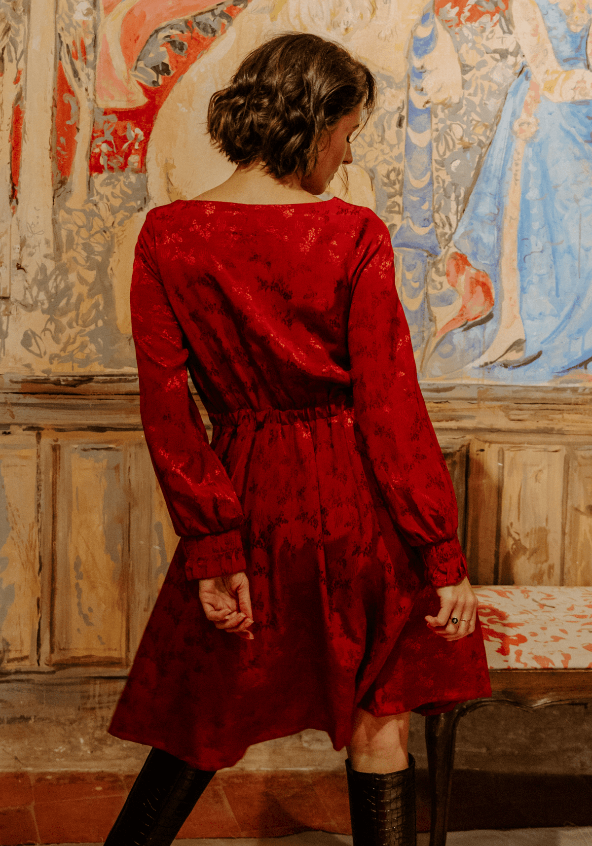 Patron couture robe Primrose / PDF (A4, A3, A0, US Letter) - Cadres, Calques par Taille, Vidéoprojection - Maison Fauve