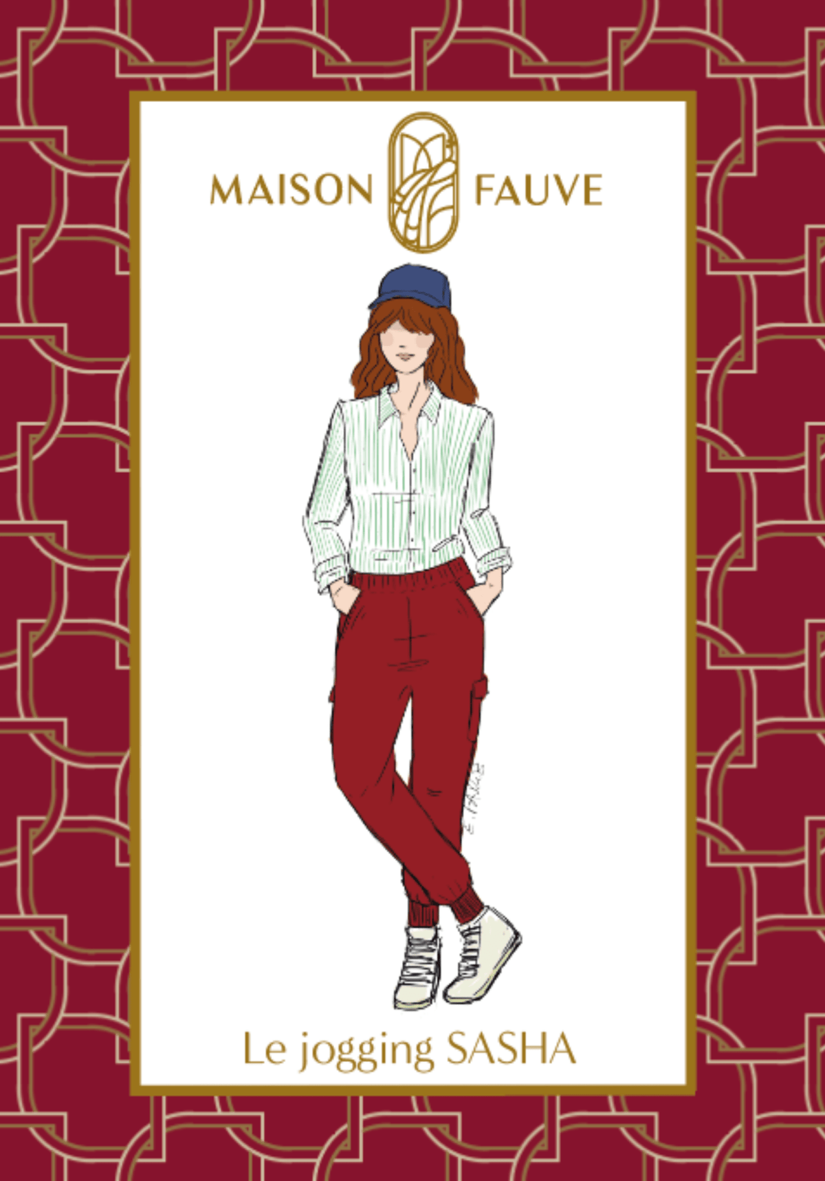 Patron jogging Sasha / Patron pochette - Maison Fauve