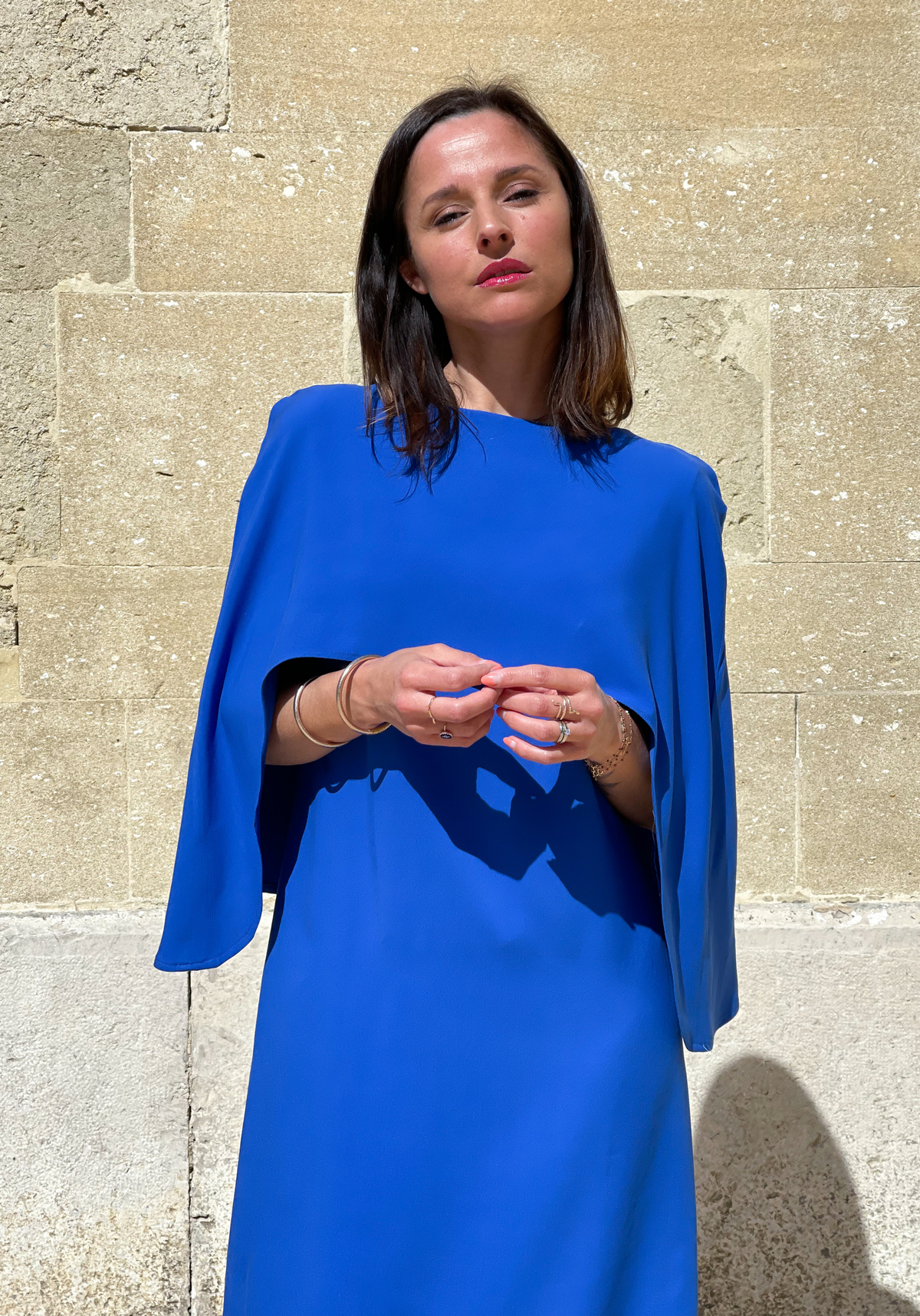 Patron couture robe cape Bonnie / PDF (A4, A3, A0, US Letter) - Cadres, Calques par Taille, Vidéoprojection