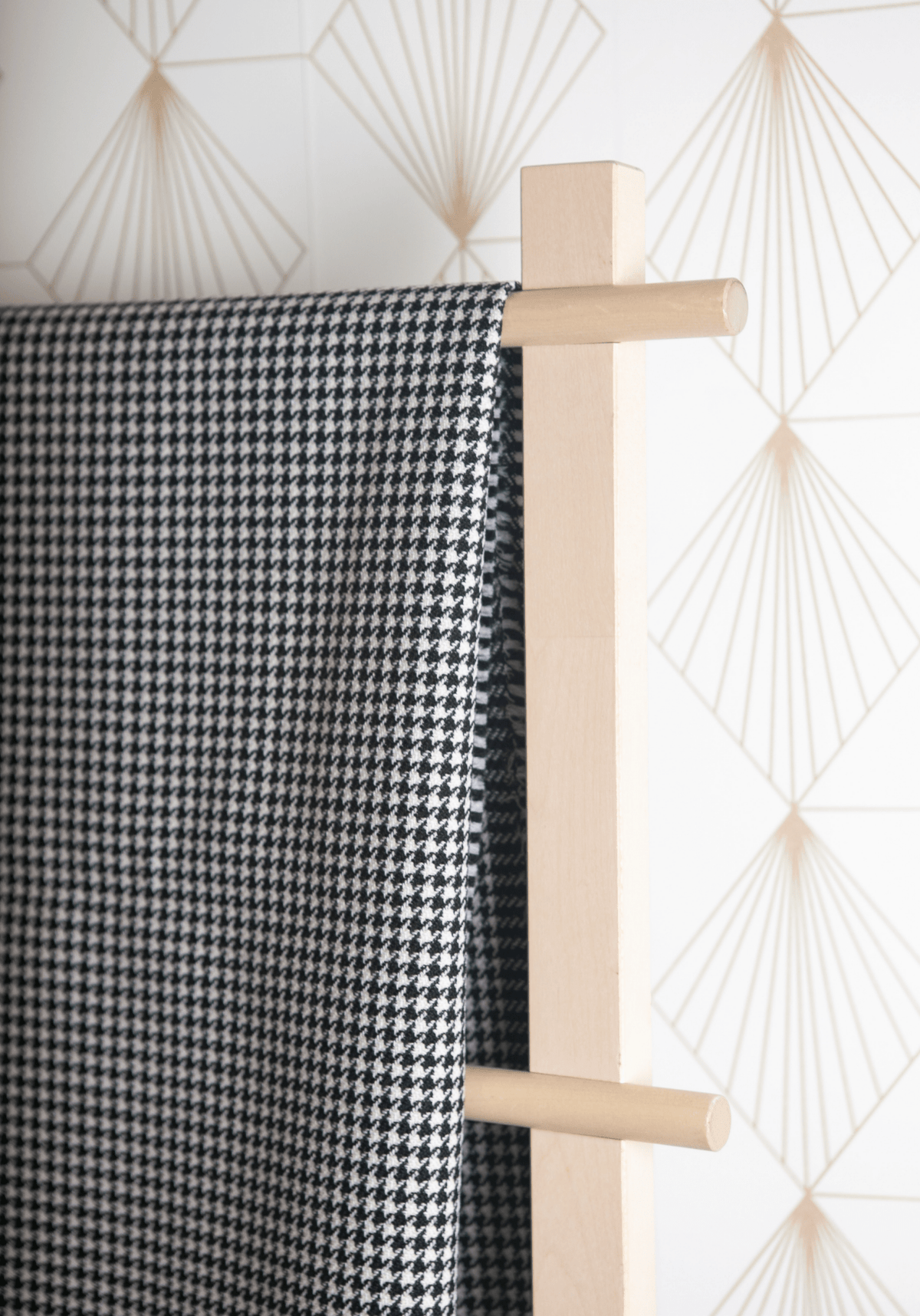 Tissu lainage pied-de-poule pour tailleur - Maison Fauve