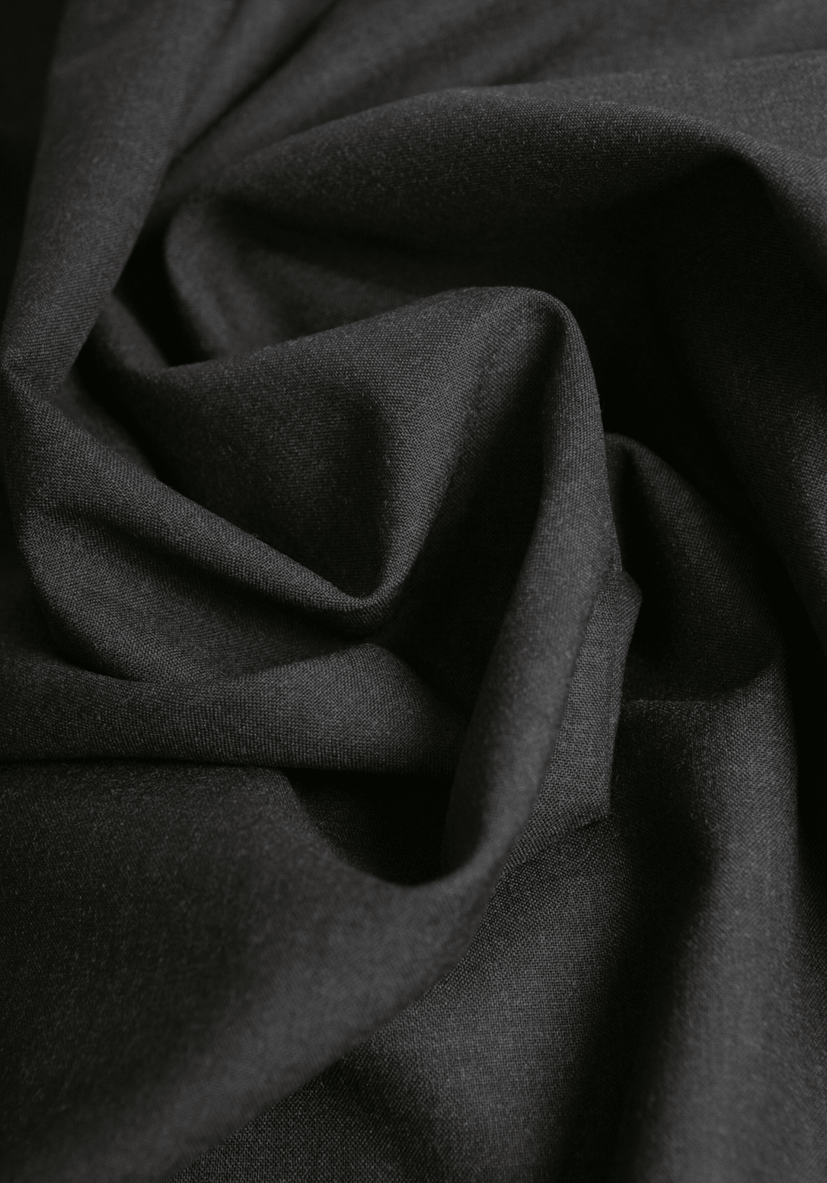 Tissu lainage tailleur 100% laine Anthracite - Maison Fauve