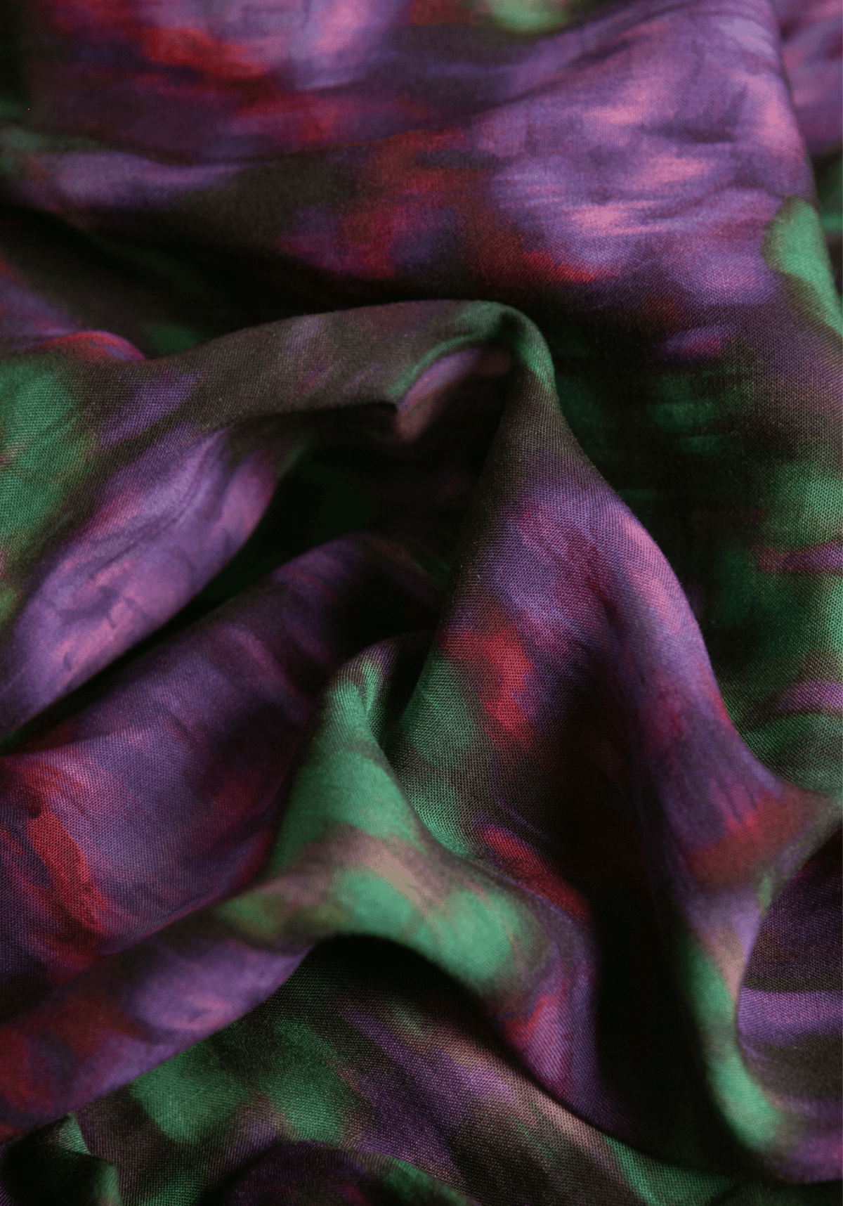 Tissu popeline de viscose imprimée Abstract Rose - Plusieurs coloris - Maison Fauve
