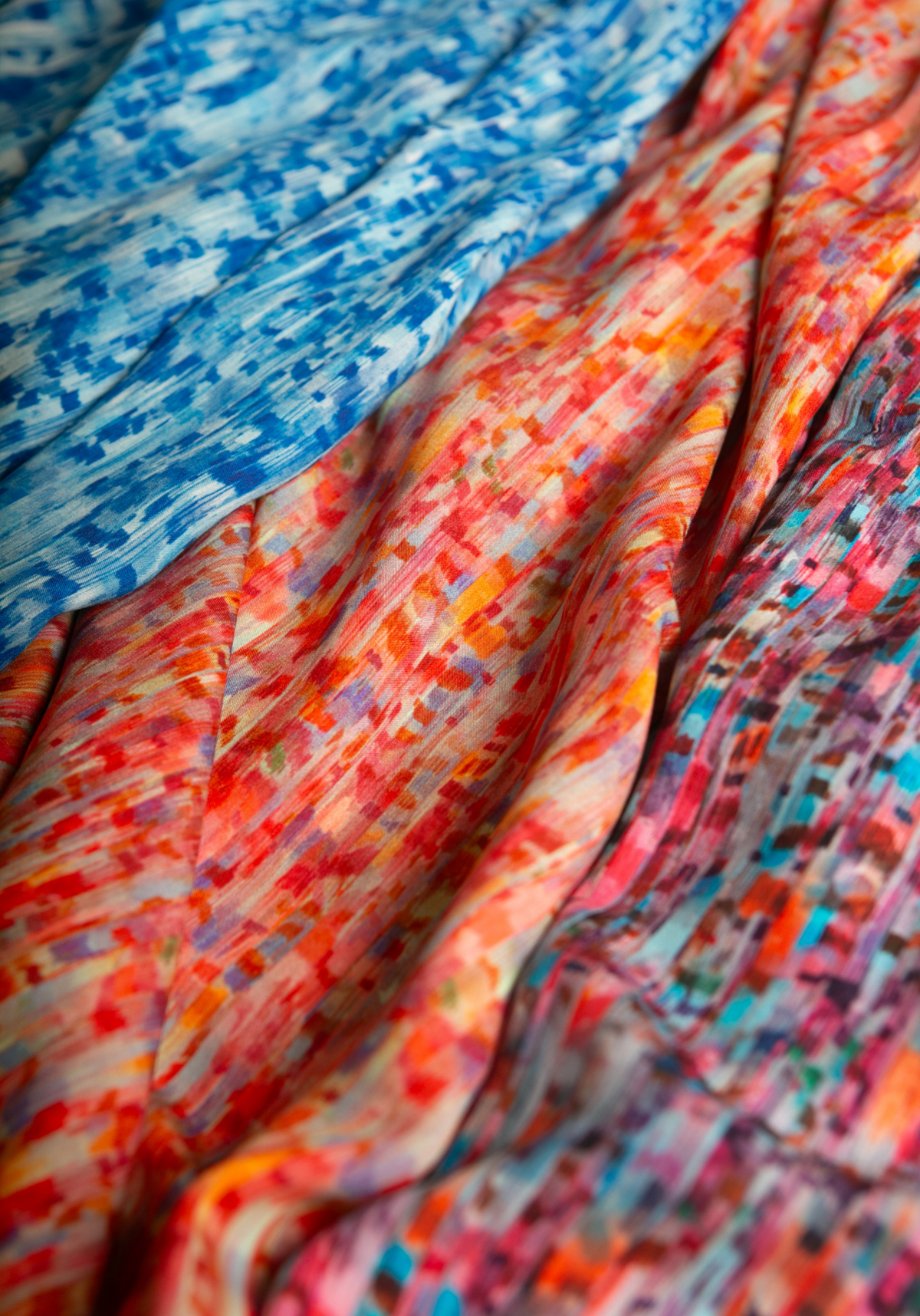 Tissu popeline de viscose imprimée Fever - Plusieurs coloris - Maison Fauve