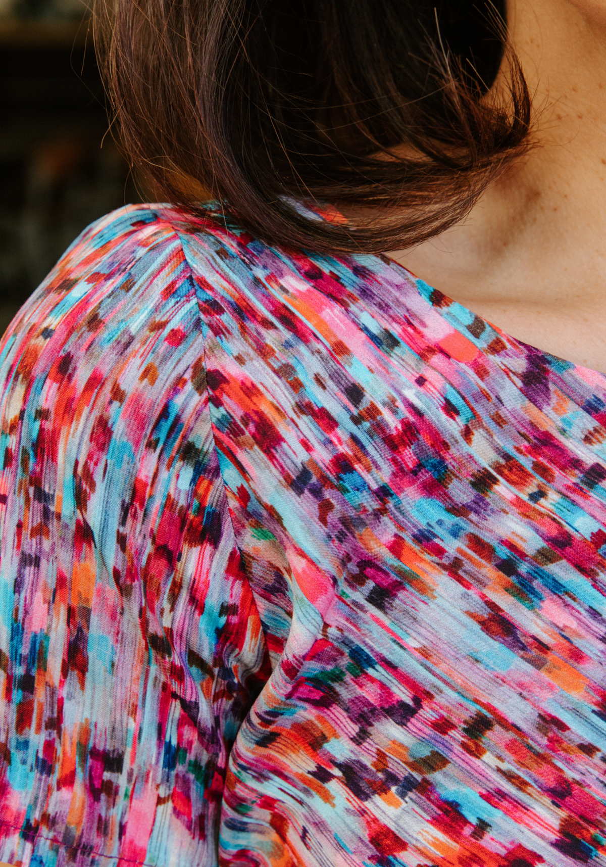 Tissu popeline de viscose imprimée Fever - Plusieurs coloris - Maison Fauve