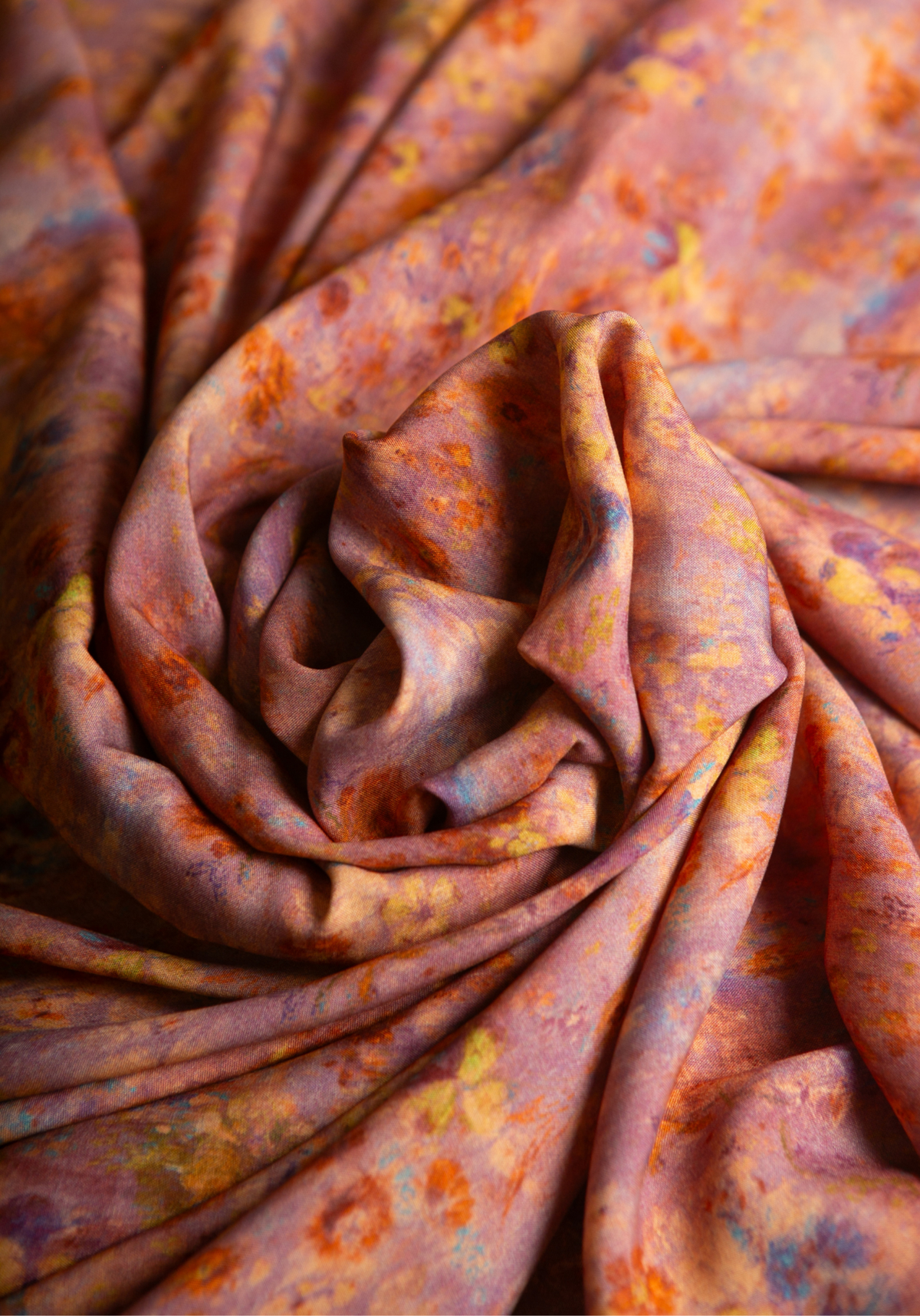 Tissu popeline de viscose imprimée Ghost Flower - Plusieurs coloris - Maison Fauve