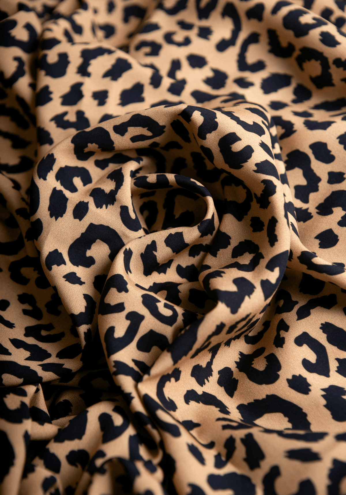 Tissu popeline de viscose imprimée Léo - Plusieurs couleurs - Maison Fauve