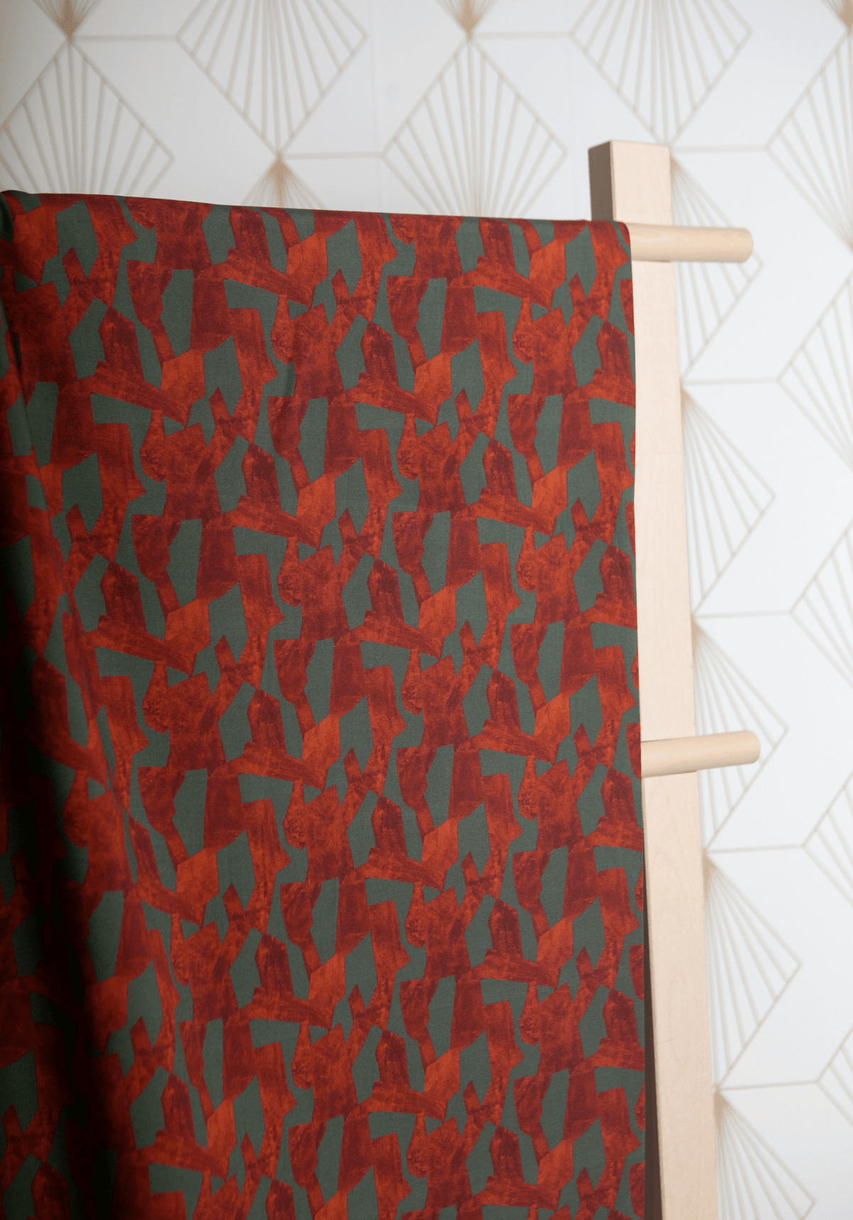 Tissu popeline de viscose imprimée Pietra - Plusieurs coloris - Maison Fauve