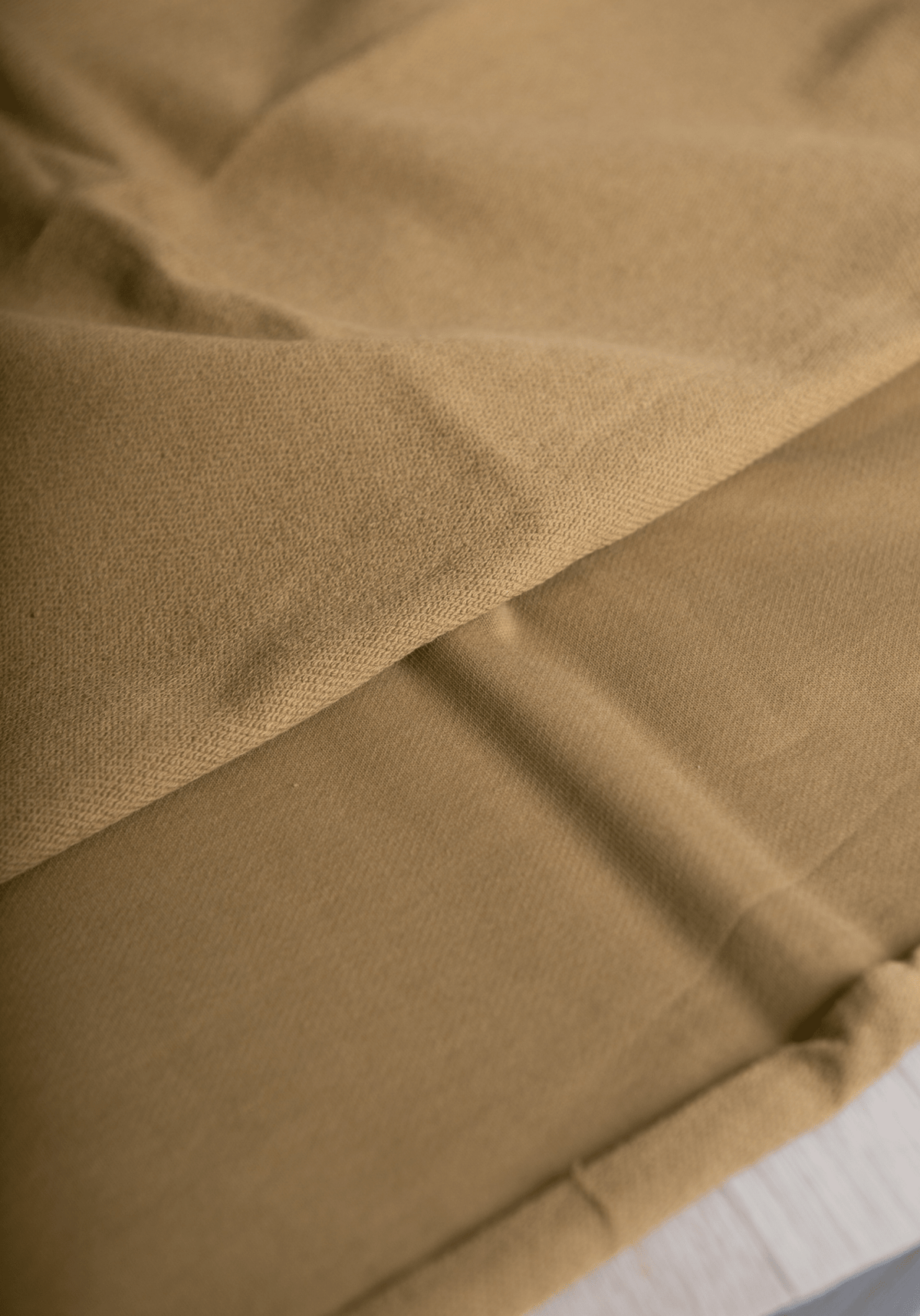 Tissu sweat French Terry - Coloris Cumin - Maison Fauve