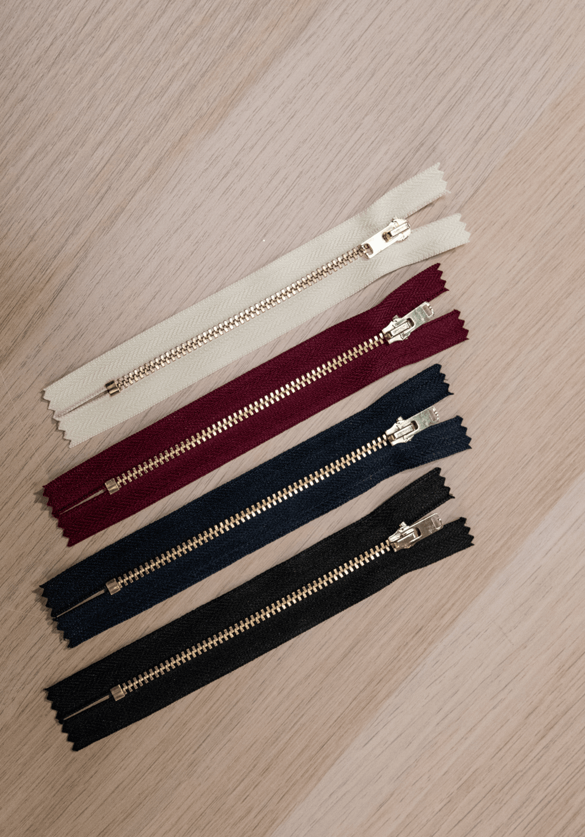 Zip 13 cm non séparable pour veste et blouson - Plusieurs coloris - Maison Fauve