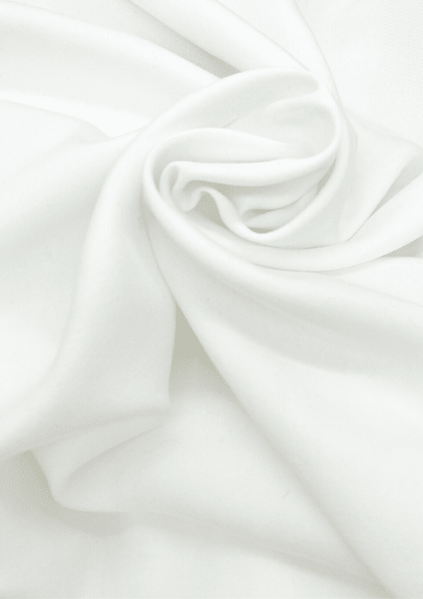 COUPON 250 cm - Tissu tencel uni blanc - Maison Fauve