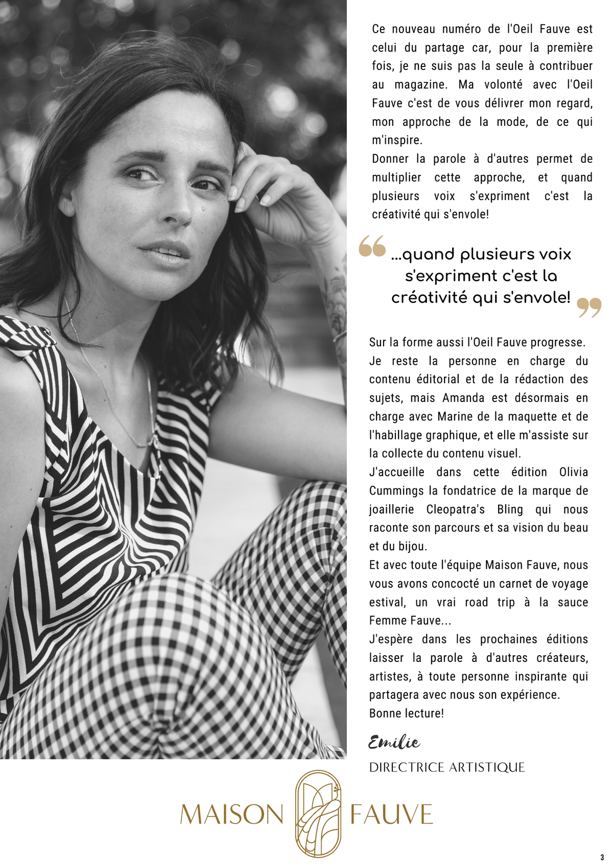 Magazine L'Oeil Fauve - numéro 5 - été 2022 - Maison Fauve
