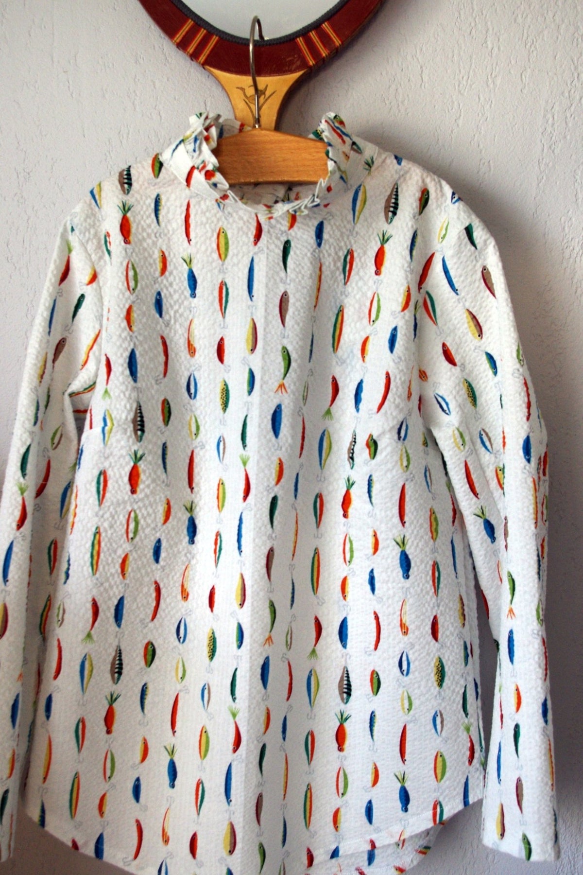Patron couture blouse fille Miss Dahlia / PDF (A4, A3, A0, US Letter) - Cadres, Calques par Taille, Vidéoprojection - Maison Fauve