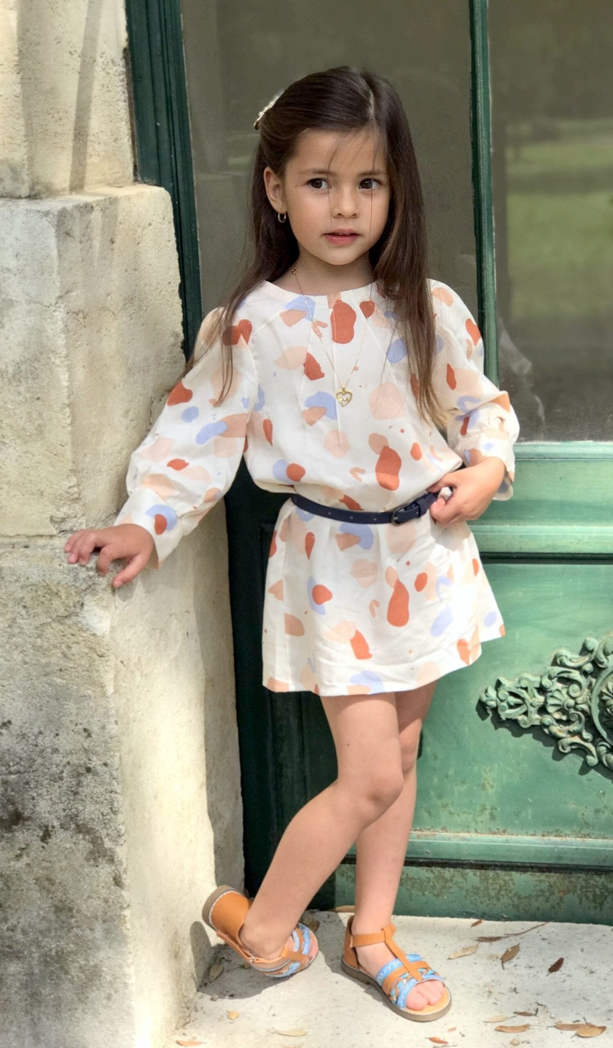 Patron couture blouse fille Miss Zenith / PDF (A4, A3, A0, US Letter) - Cadres, Calques par Taille, Vidéoprojection - Maison Fauve