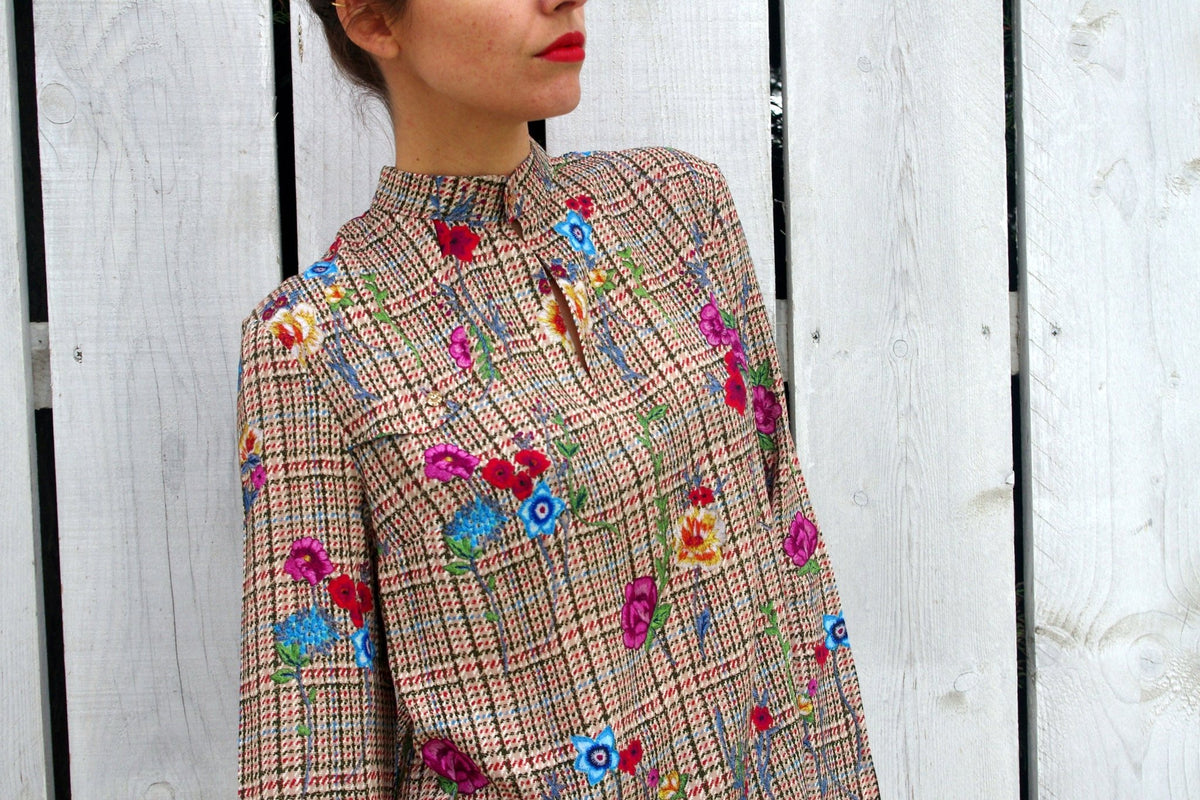 Patron couture blouse Rocaille / PDF (A4, A3, A0, US Letter) - Cadres, Calques par Taille, Vidéoprojection - Maison Fauve
