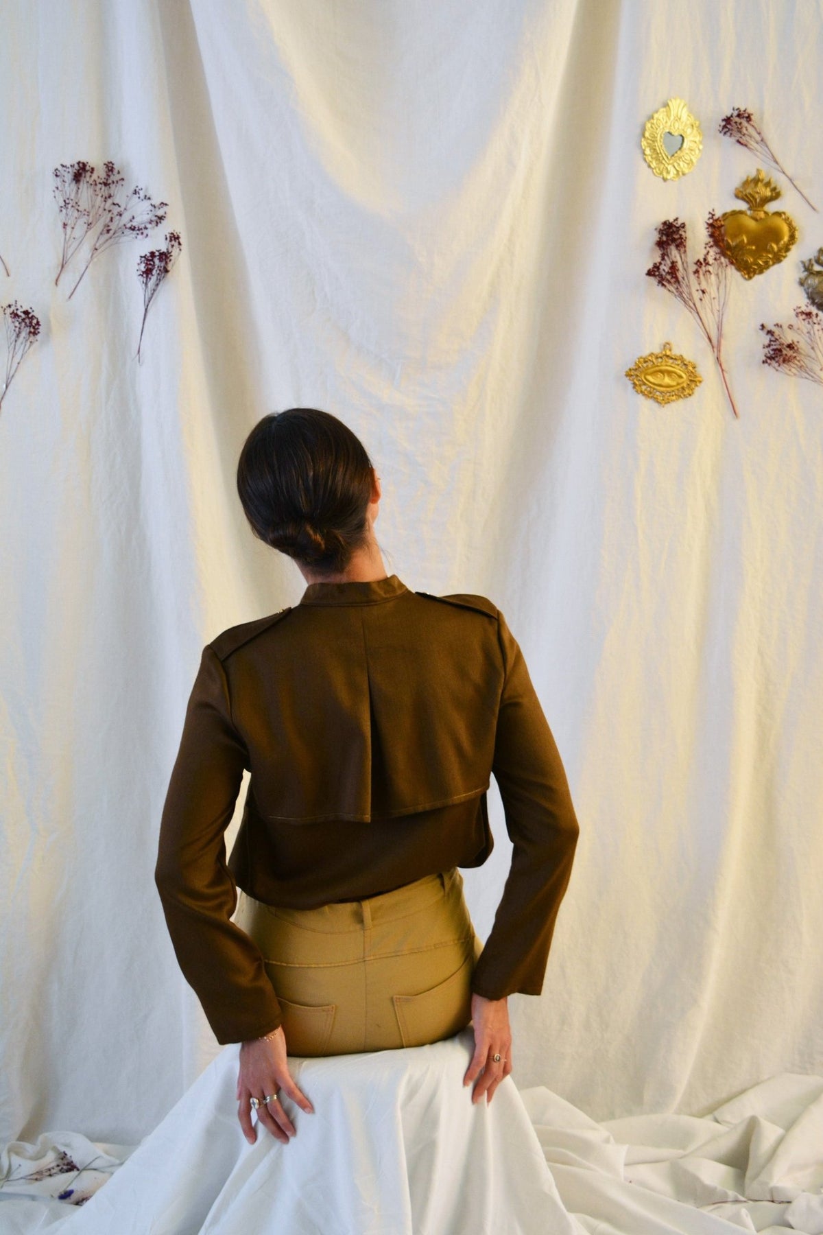 Patron couture blouse Rocaille / PDF (A4, A3, A0, US Letter) - Cadres, Calques par Taille, Vidéoprojection - Maison Fauve