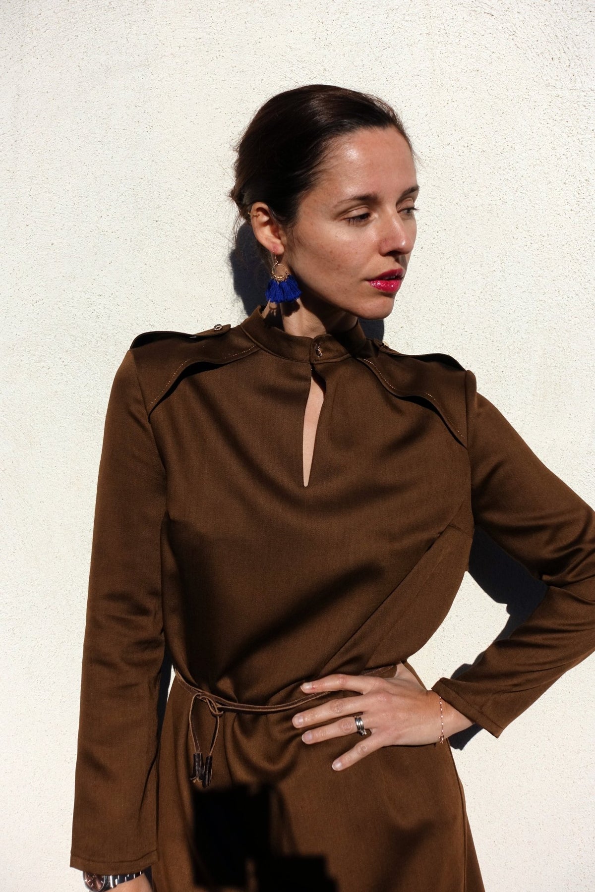 Patron couture blouse Rocaille / PDF (A4, A3, A0, US Letter) - Cadres, Calques par Taille, Vidéoprojection - Maison Fauve