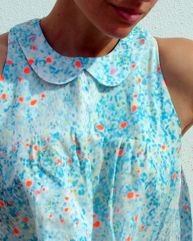 Patron couture blouse, top Panama / PDF (A4, A3, A0, US Letter) - Cadres, Calques par Taille, Vidéoprojection - Maison Fauve