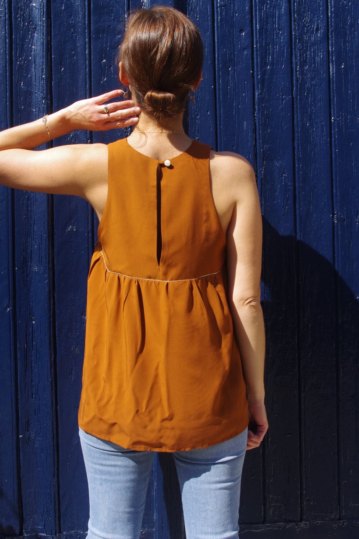 Patron couture blouse, top Panama / PDF (A4, A3, A0, US Letter) - Cadres, Calques par Taille, Vidéoprojection - Maison Fauve